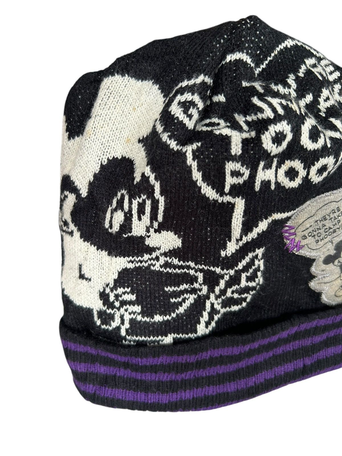 Kapital Vintage Mickey Mouse Distressed Beanie Hats Size ONE SIZE - 3 Thumbnail