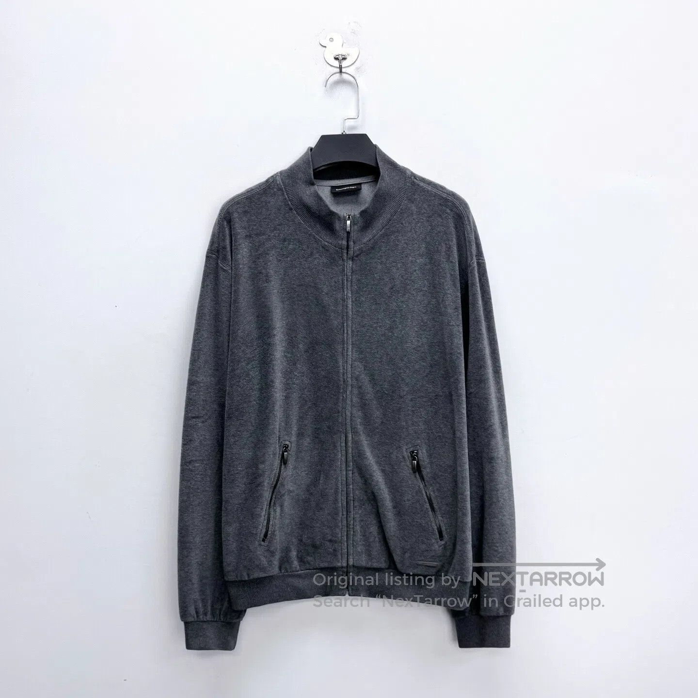 Ermenegildo Zegna Ermenegildo Zegna Grey Goose Down Zip-up Jacket with Metal Size US L / EU 52-54 / 3 - 1 Thumbnail