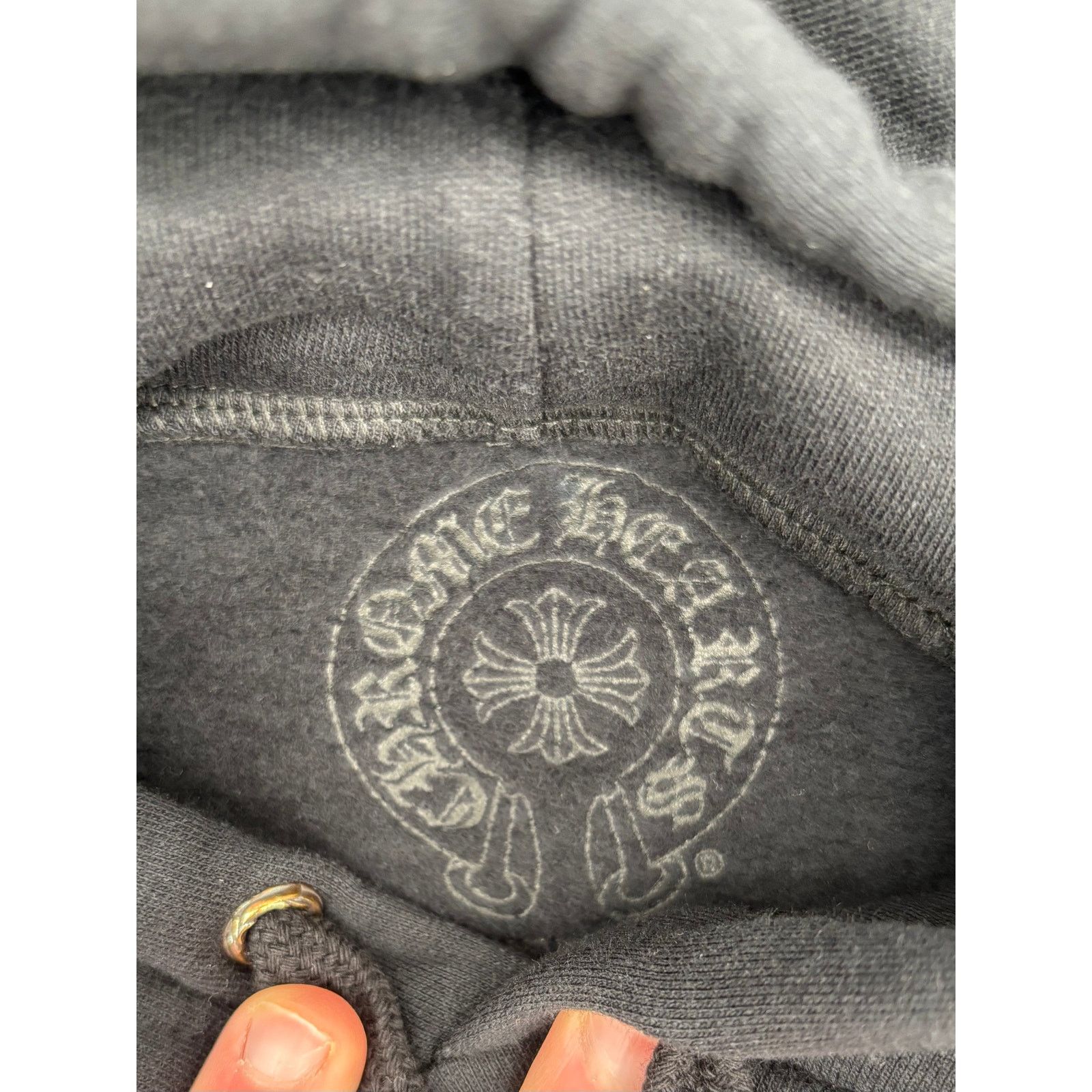 Chrome Hearts Chrome Hearts Olive Vertical Logo Black Pullover Hoodie MD Size US M / EU 48-50 / 2 - 7 Thumbnail