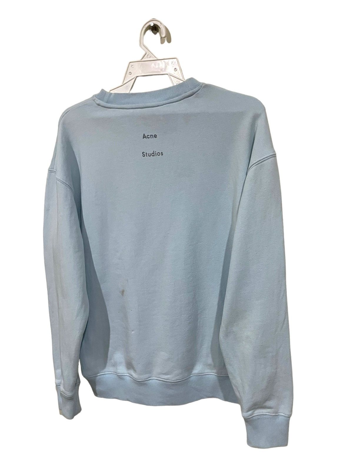 Acne Studios Rare🔥Acne Studios College Face Slubby Distressed Jumper Size US S / EU 44-46 / 1 - 6 Thumbnail
