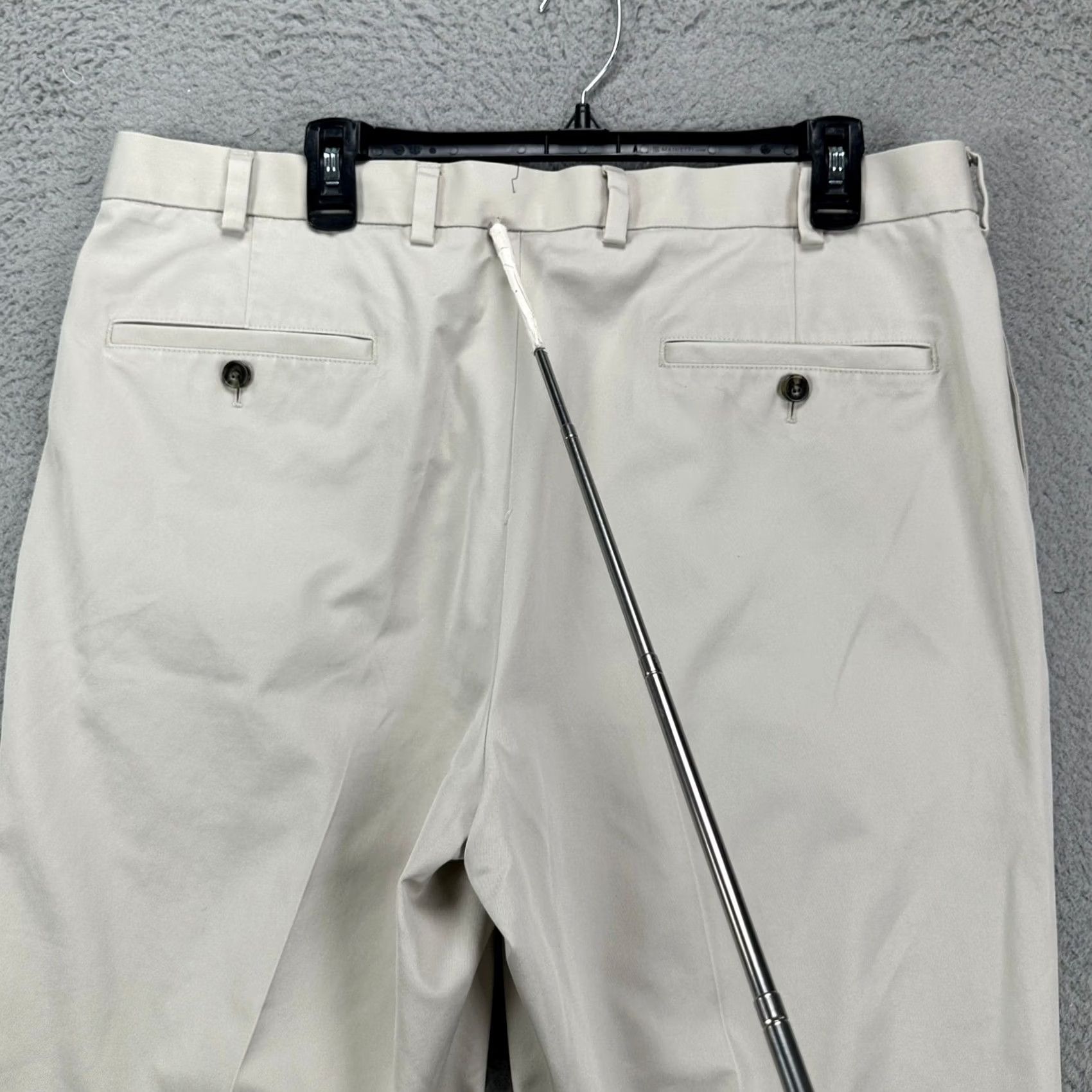 Brooks Brothers Brooks Brothers Clark Men Advantage Chino Pants 38X30 Light Gray Straight Cotton Size US 38 / EU 54 - 5 Thumbnail