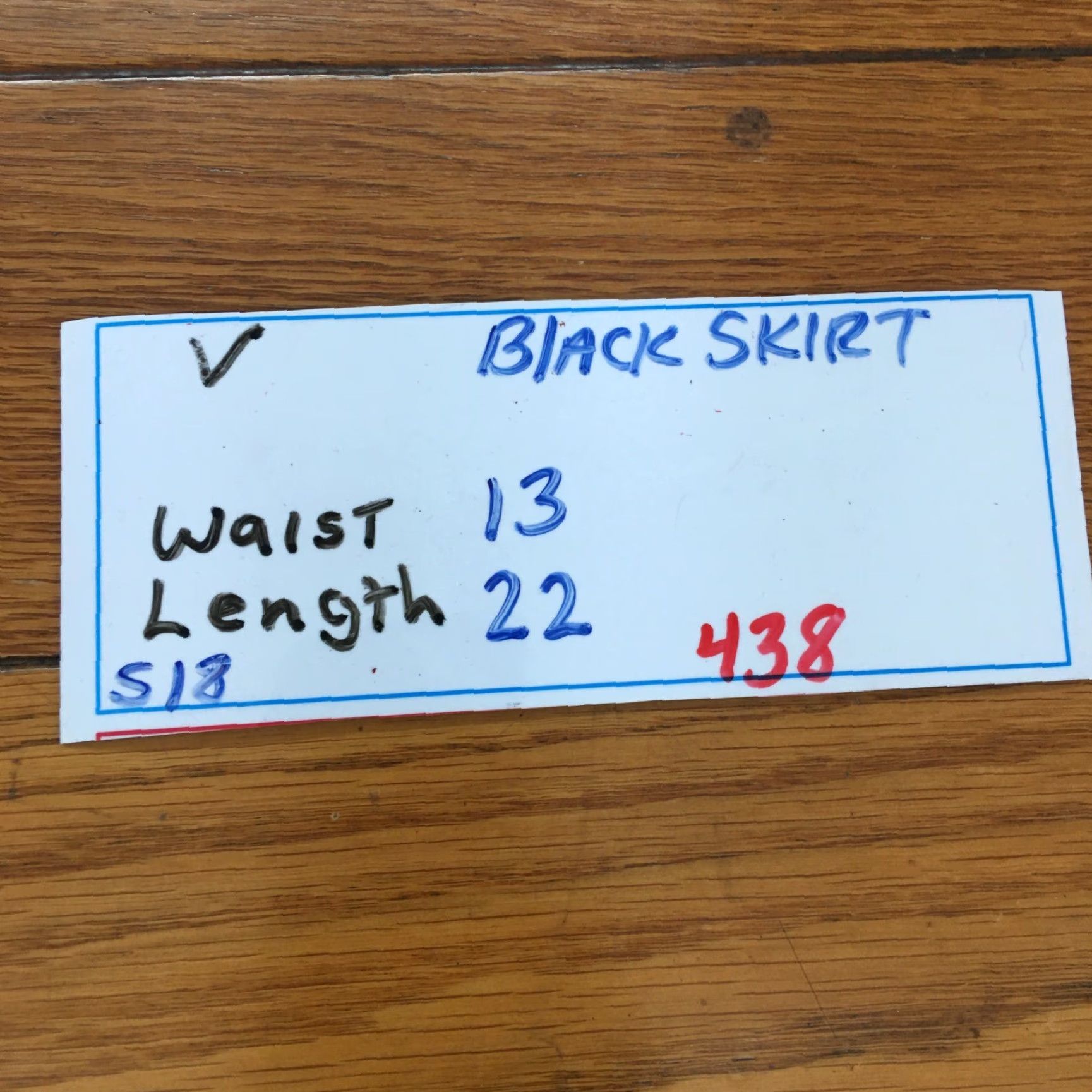 Vintage VINTAGE Womens Skirt A Line Pencil Black Midi 26X22 Regular 100% Cotton USA Casual Formal Size 26X22 Womens Size 32" / US 10 / IT 46 - 4 Thumbnail