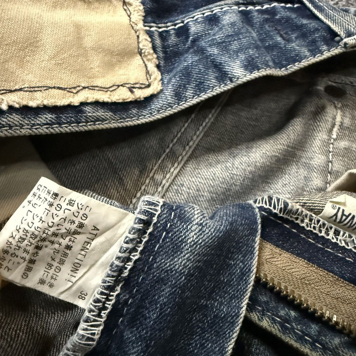 If Six Was Nine 🔥🔥🇯🇵 Japanese Distressed Dirty Clawmark Denim Size US 32 / EU 48 - 13 Thumbnail