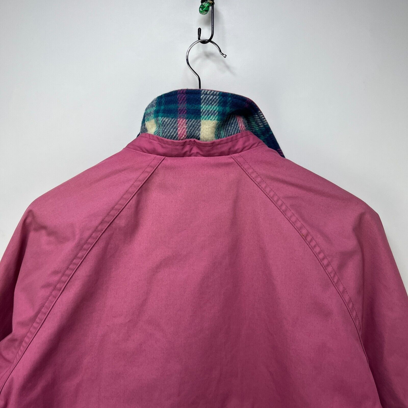Vintage Vintage 90s Woolrich Plaid Lined USA Pink Jacket Plaid Large Size L / US 10 / IT 46 - 11 Thumbnail