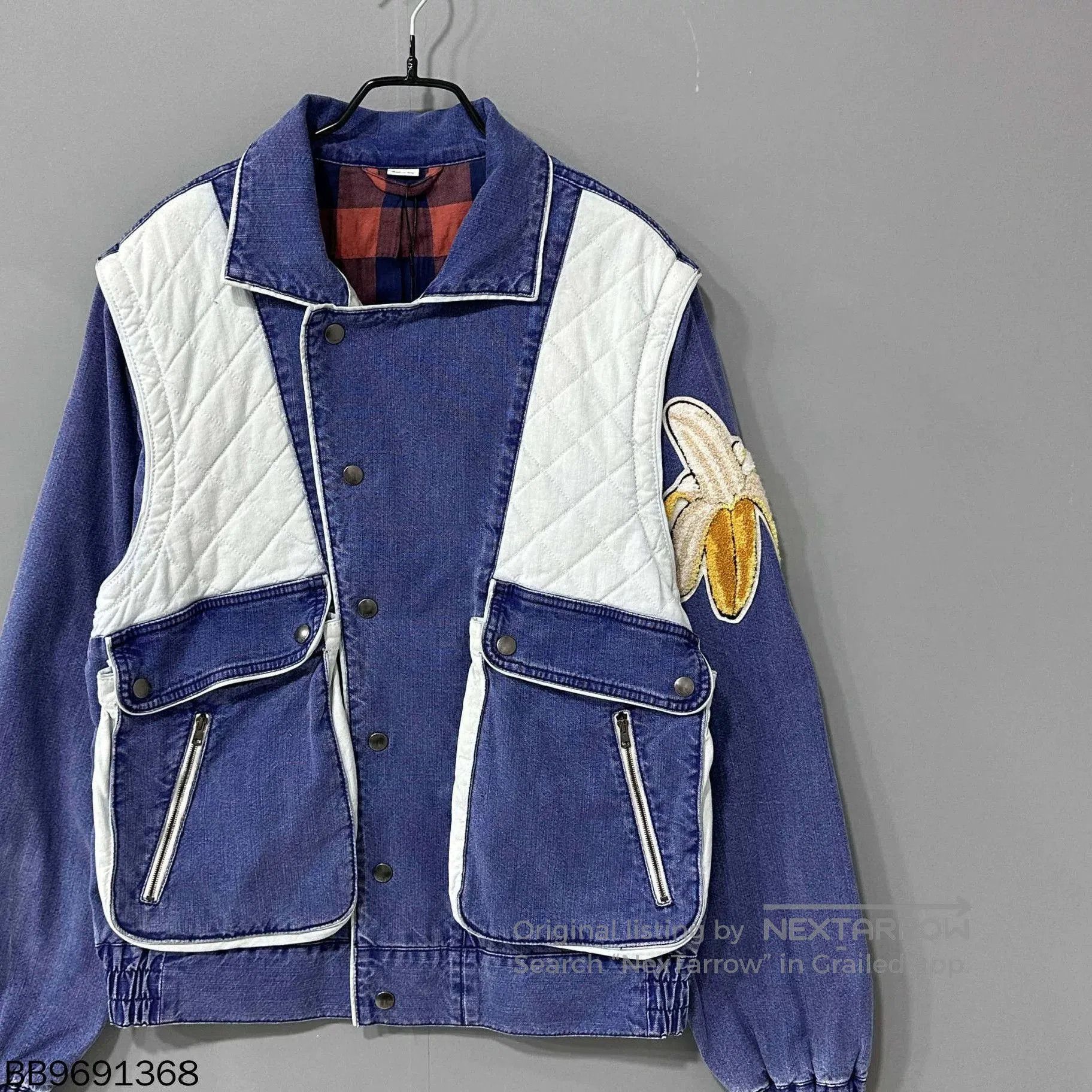 Gucci Gucci Banana Patch Logo Denim Jacket. Size US S / EU 44-46 / 1 - 2 Thumbnail