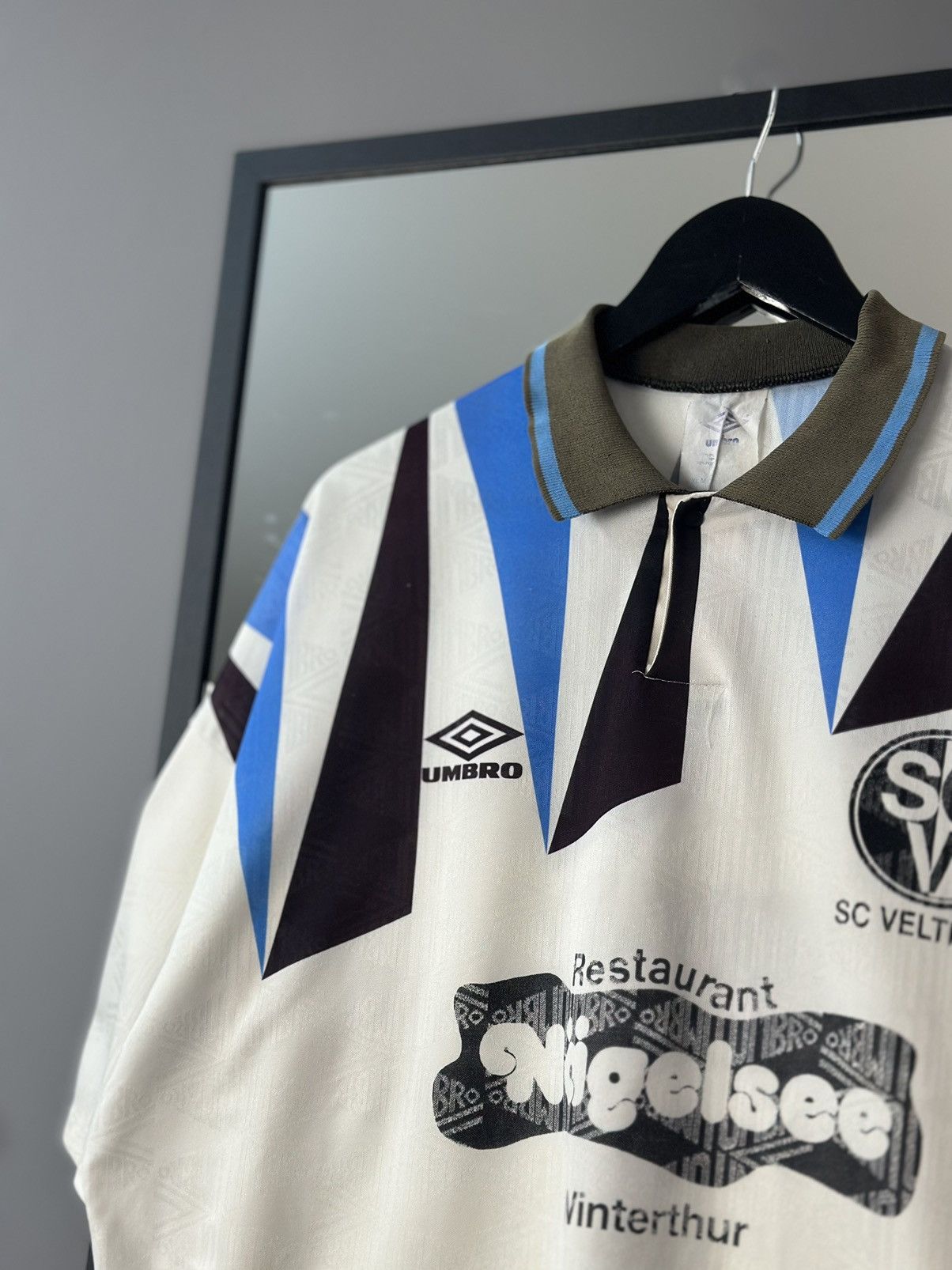 Umbro Vintage Umbro SC Veltheim Jersey soccer t-shirt England Size US XL / EU 56 / 4 - 5 Thumbnail