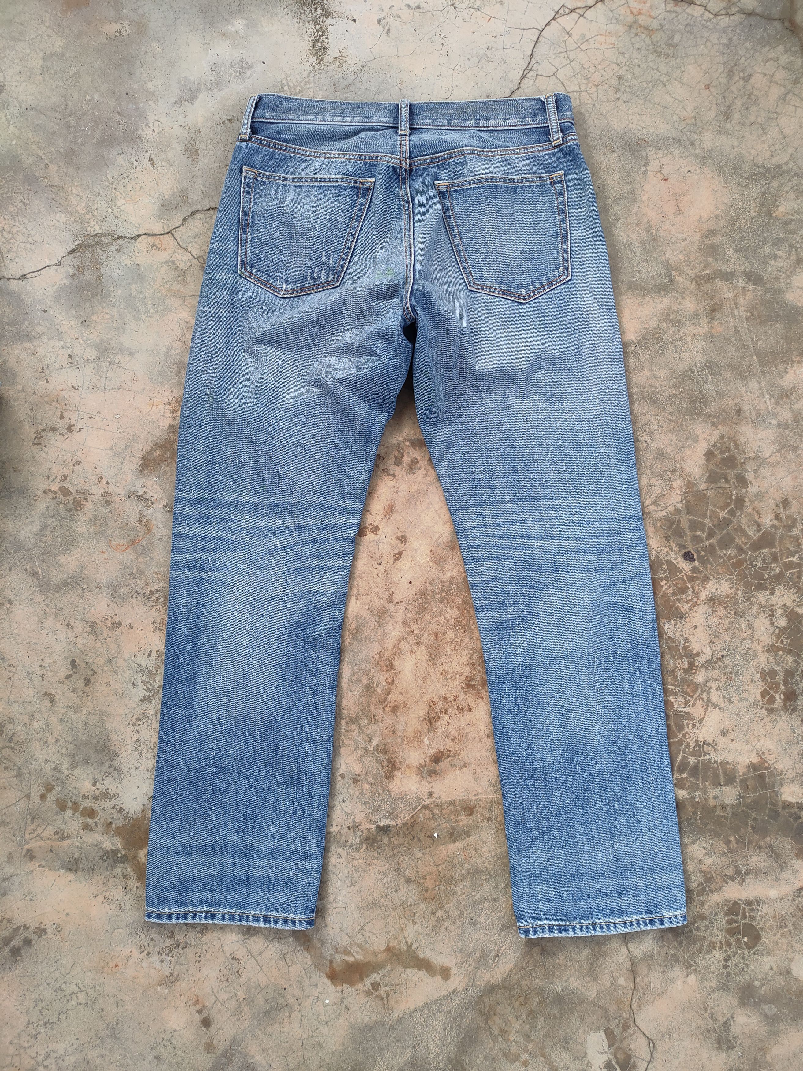Japanese Brand VINTAGE JAPANESE FADED DISTRESSED DENIM JEAN PANTS Size US 33 - 7 Thumbnail