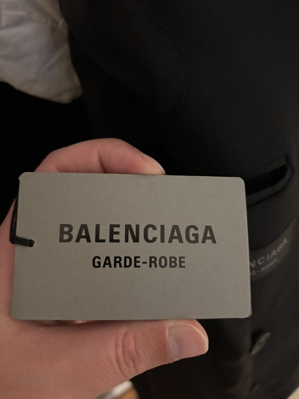 Balenciaga Balenciaga Double Breasted Garde-Robe Blazer Size 50S - 7 Thumbnail