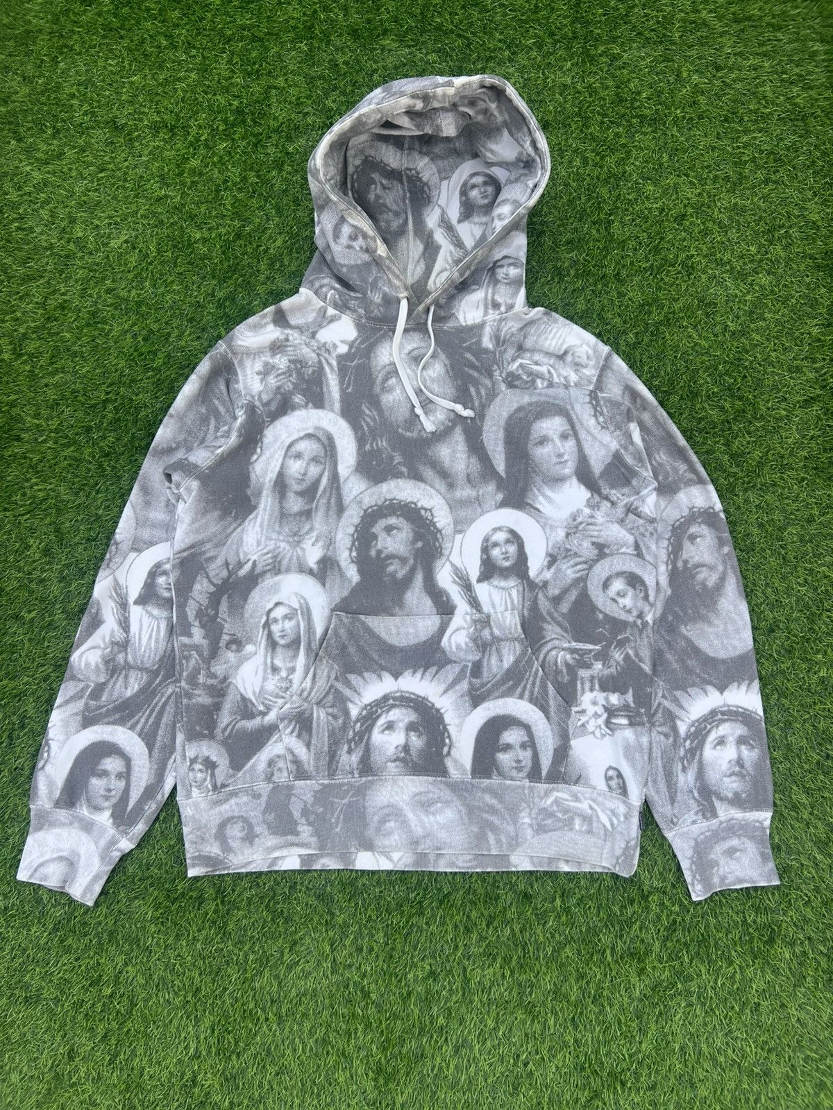 Supreme Supreme Jesus and Mary Hooded Sweatshirt (Fall/Winter 2018) Size US M / EU 48-50 / 2 - 2 Thumbnail