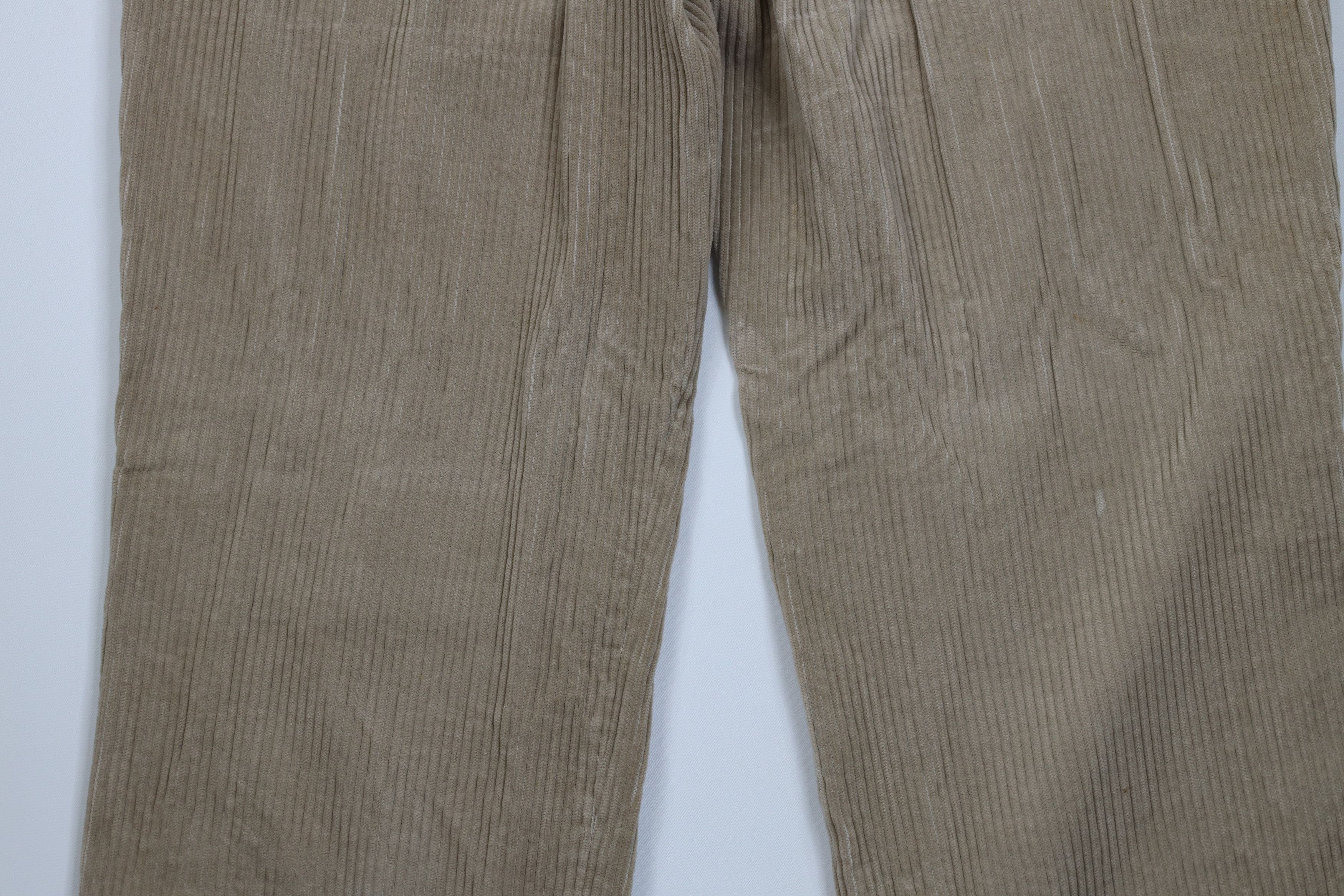 Lands' End Vintage 80s Lands End Wide Leg Corduroy Chino Pants USA Size US 34 / EU 50 - 15 Thumbnail