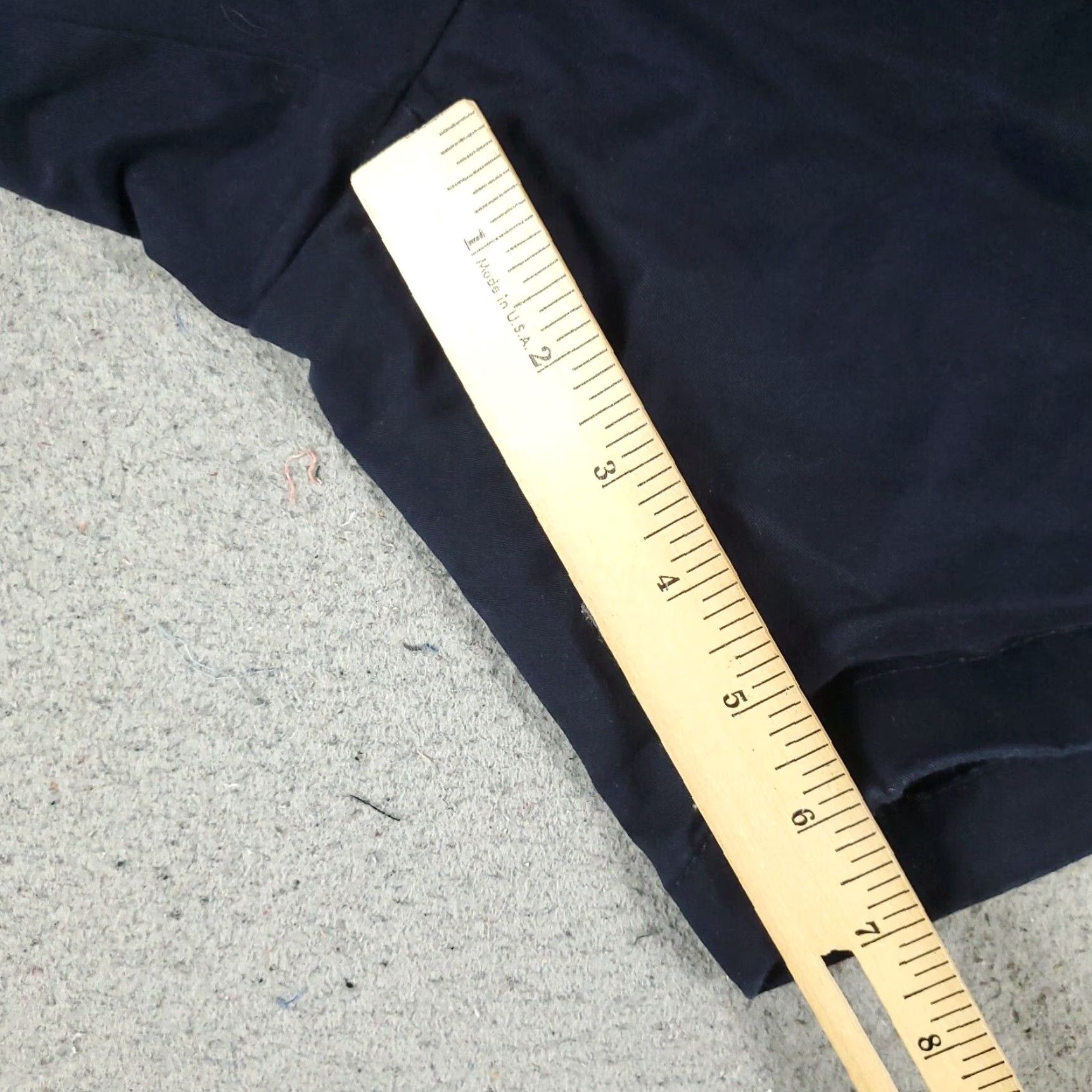 Tommy Hilfiger VINTAGE Tommy Hilfiger Shorts Womens Size 2XL Classic Chino Flat Front Blue Casual Size 35" - 6 Thumbnail