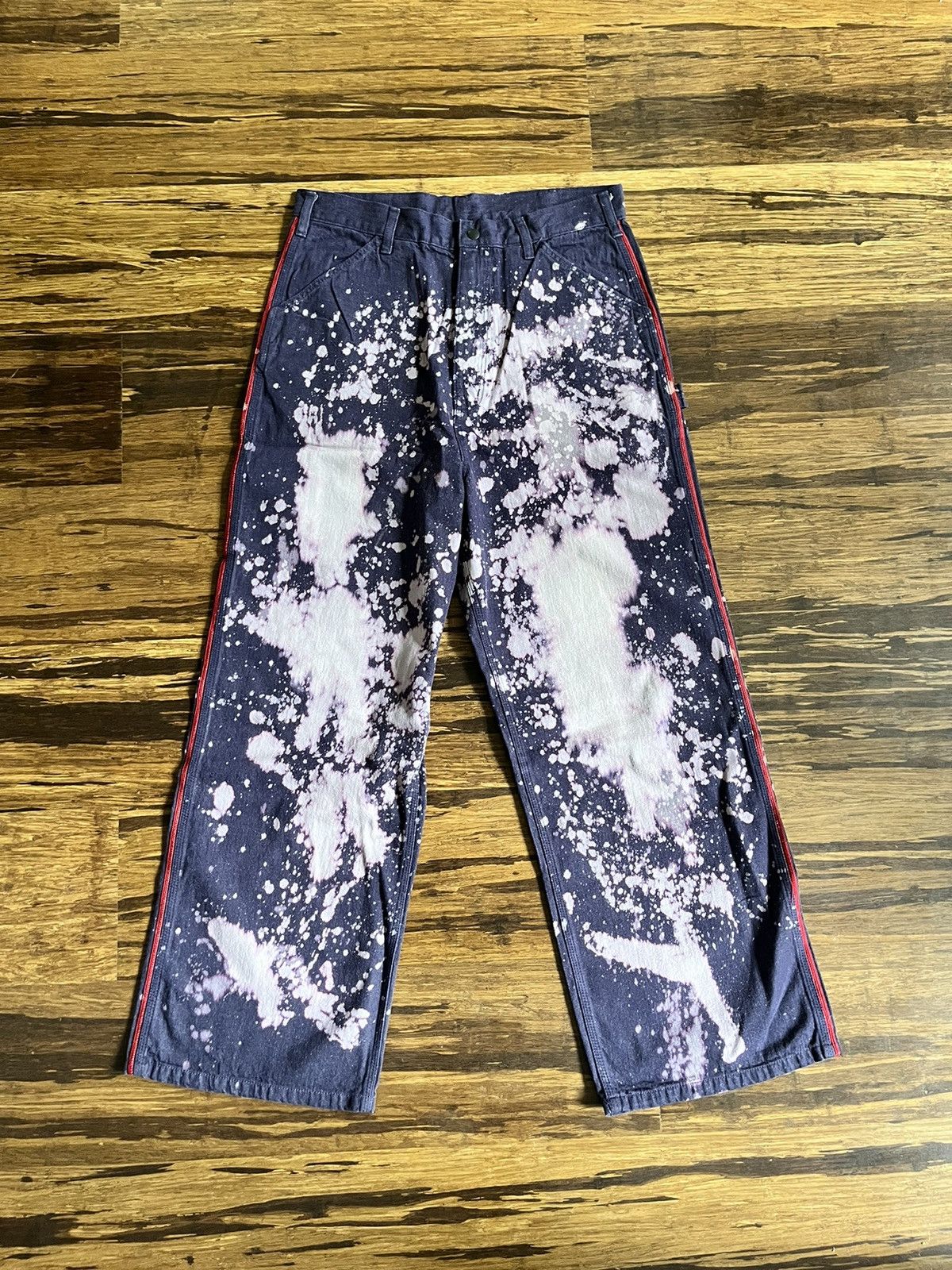 Nepenthes NEPENTHES PURPLE BLEACHED CARPENTER PANT Size US 34 / EU 50 - 1 Thumbnail