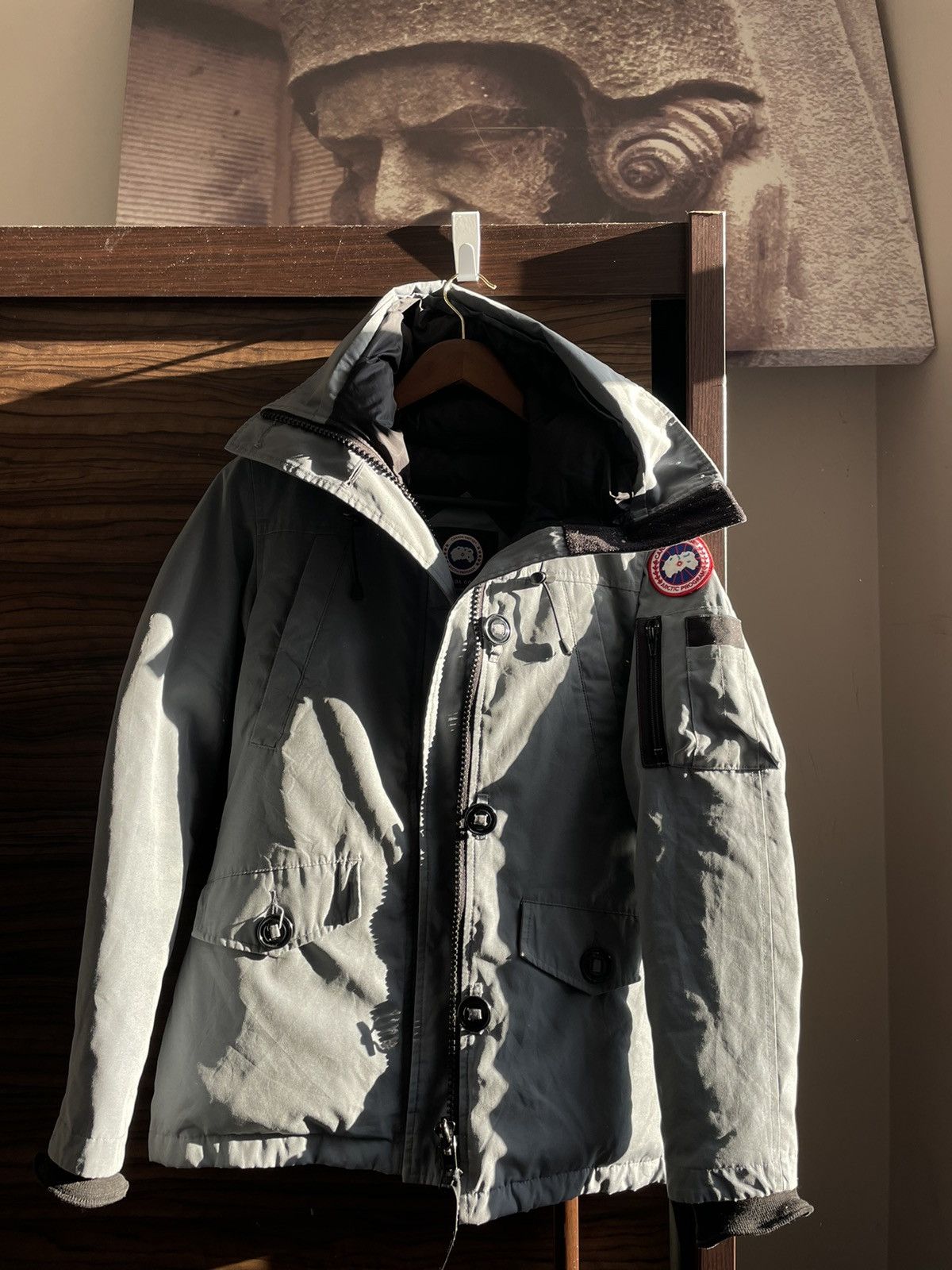 Canada Goose Montebello Bomber Jacket Grey Size XS / US 0-2 / IT 36-38 - 1 Thumbnail