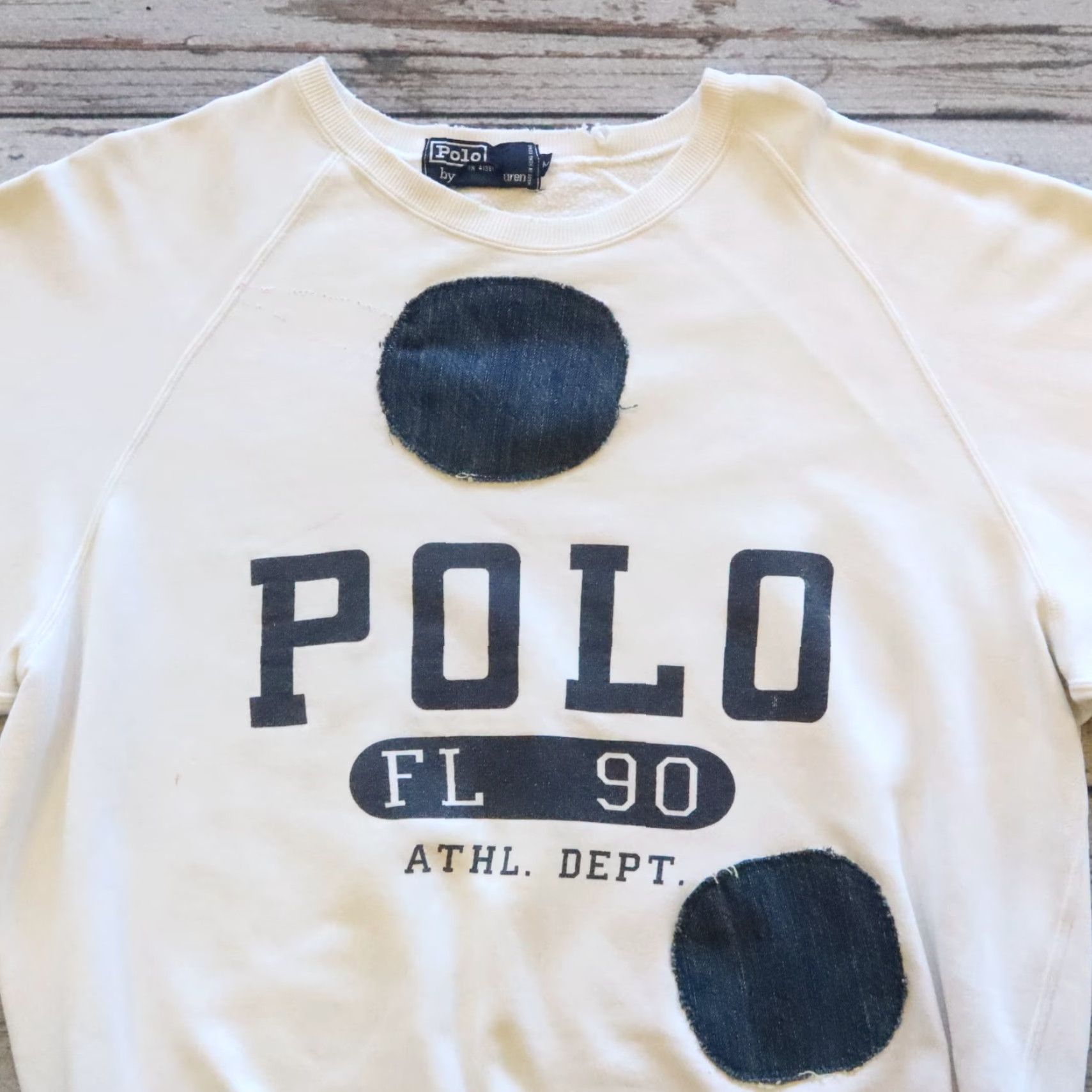 Polo Ralph Lauren Vintage Polo Ralph Lauren Sweatshirt Crewneck 90s Size M White Men Size US M / EU 48-50 / 2 - 2 Thumbnail
