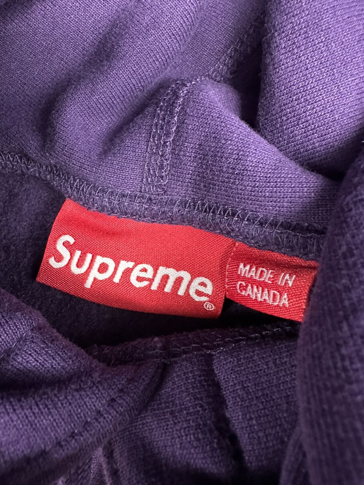 Supreme Supreme Box Logo Hooded Sweatshirt Dark Purple S Size US S / EU 44-46 / 1 - 3 Thumbnail