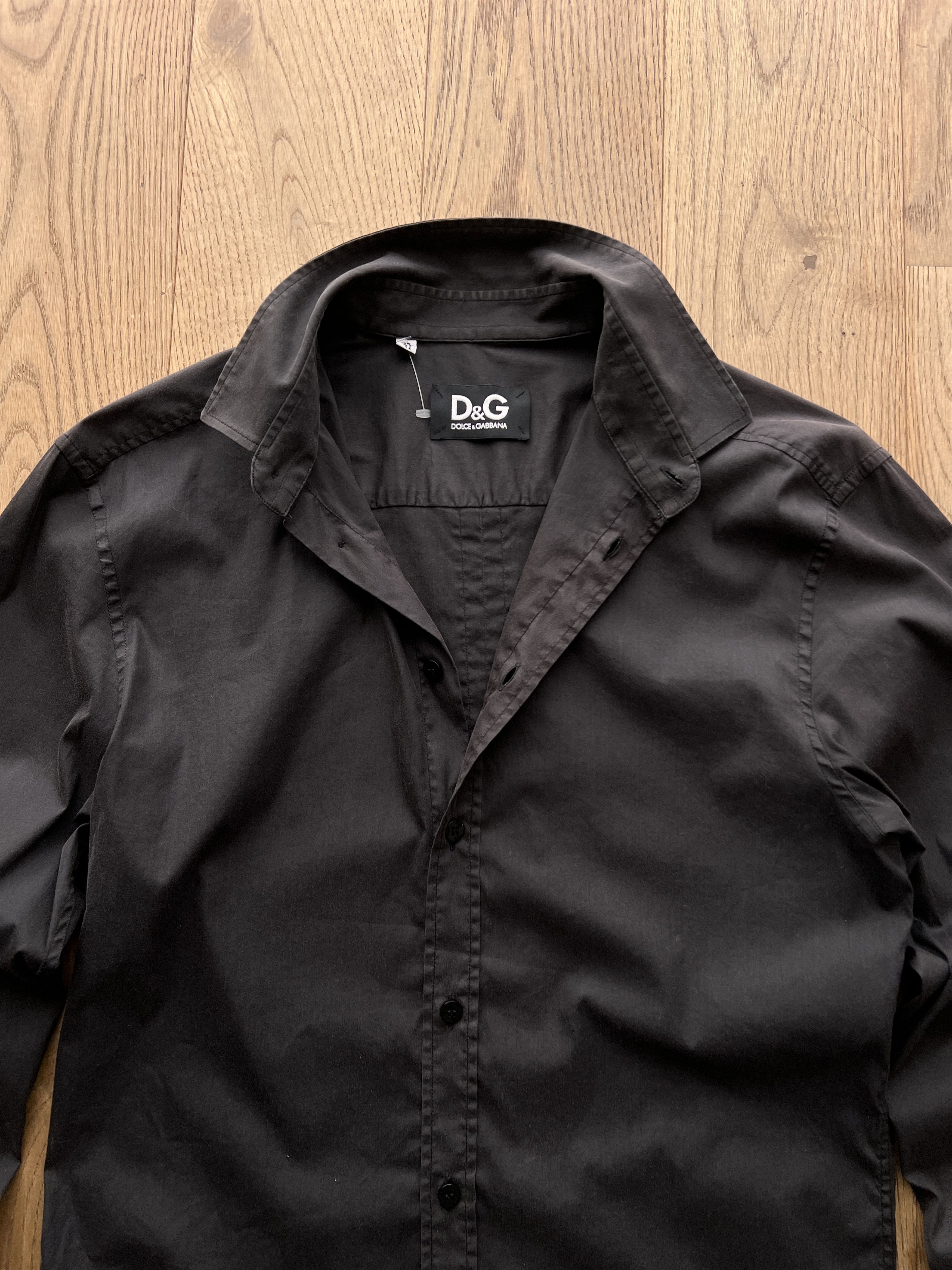 Dolce & Gabbana RARE ! 2000s Dolce & Gabbana vintage nylon elastane shirt Size US L / EU 52-54 / 3 - 2 Thumbnail