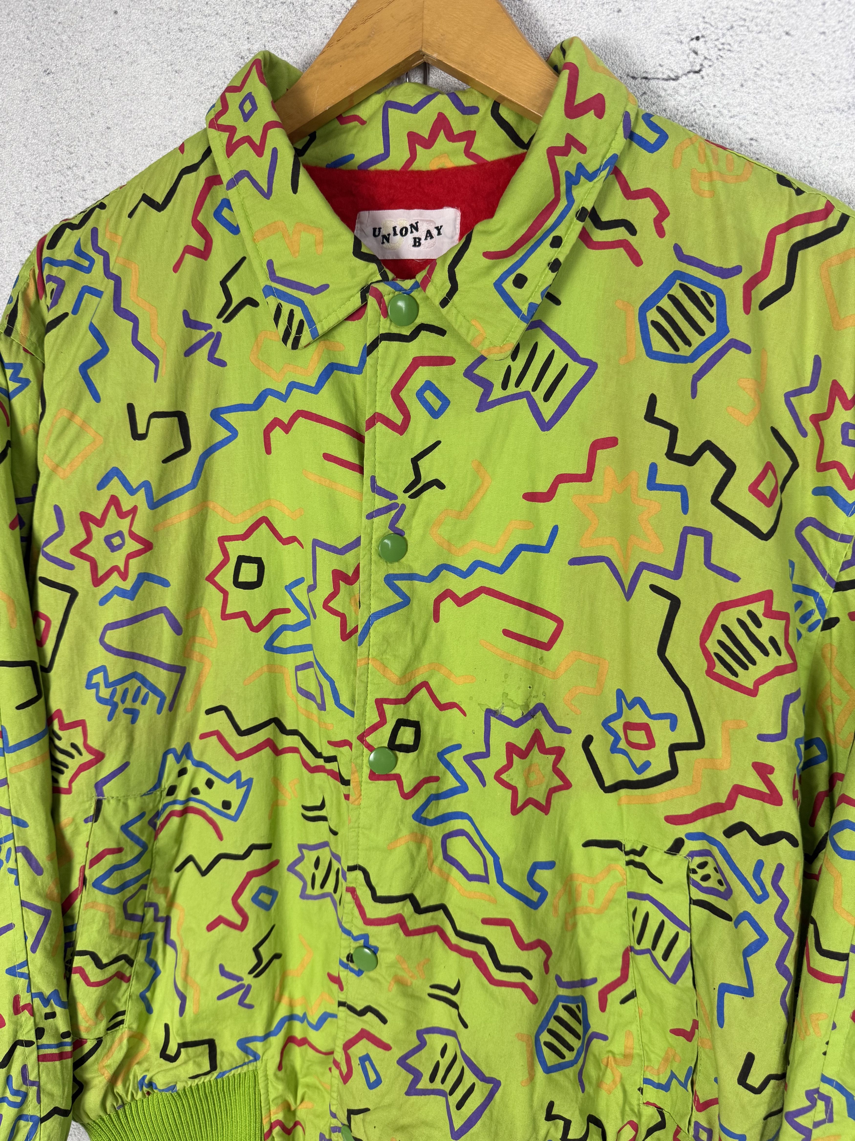 Vintage Vintage Union Bay 1058 All Over Print Jacket Full Printed Size US M / EU 48-50 / 2 - 4 Thumbnail