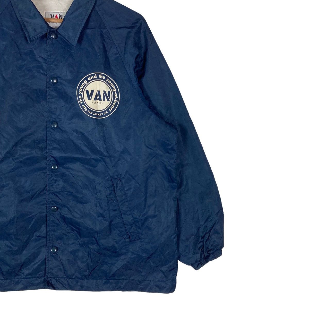 Van Vintage VAN-JAC Snap Button Coach Jacket Size US M / EU 48-50 / 2 - 4 Thumbnail