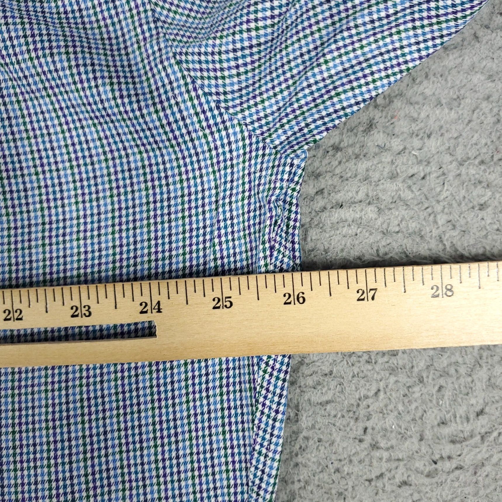 Peter Millar Peter Millar Button-Up Shirt Mens XL Blue Plaid Long Sleeve Casual Size US XL / EU 56 / 4 - 5 Thumbnail