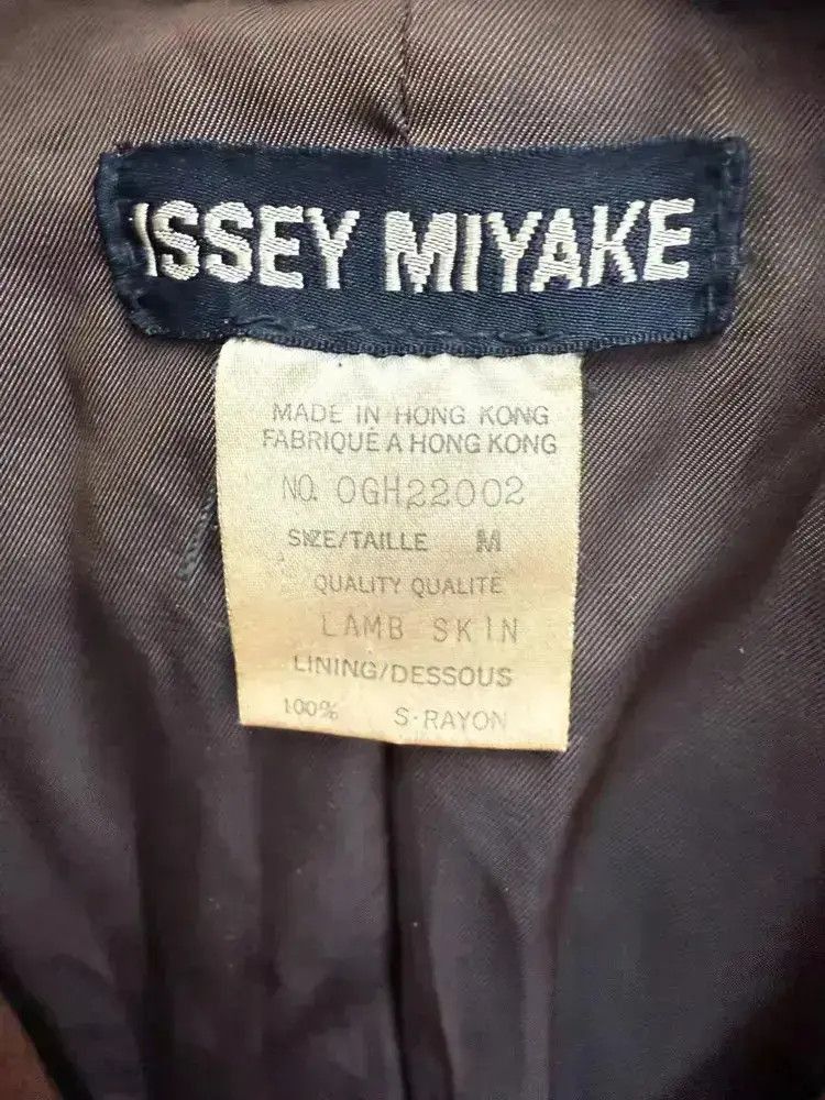 Issey Miyake Issey Miyake Double Button Lamb Leather Jacket-2507 Size US M / EU 48-50 / 2 - 9 Thumbnail