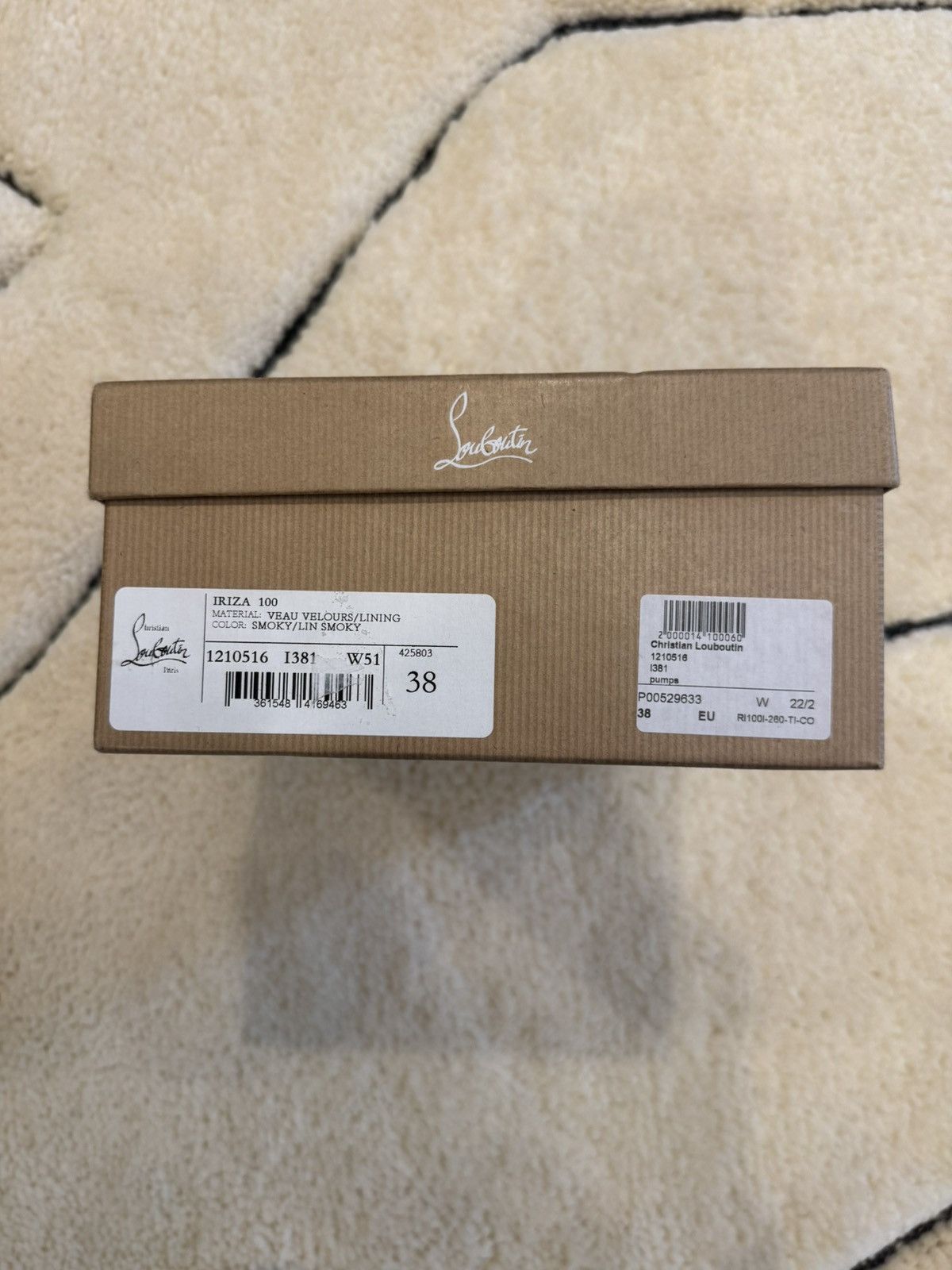Christian Louboutin Iriza 100 Size US 8 / IT 38 - 8 Thumbnail