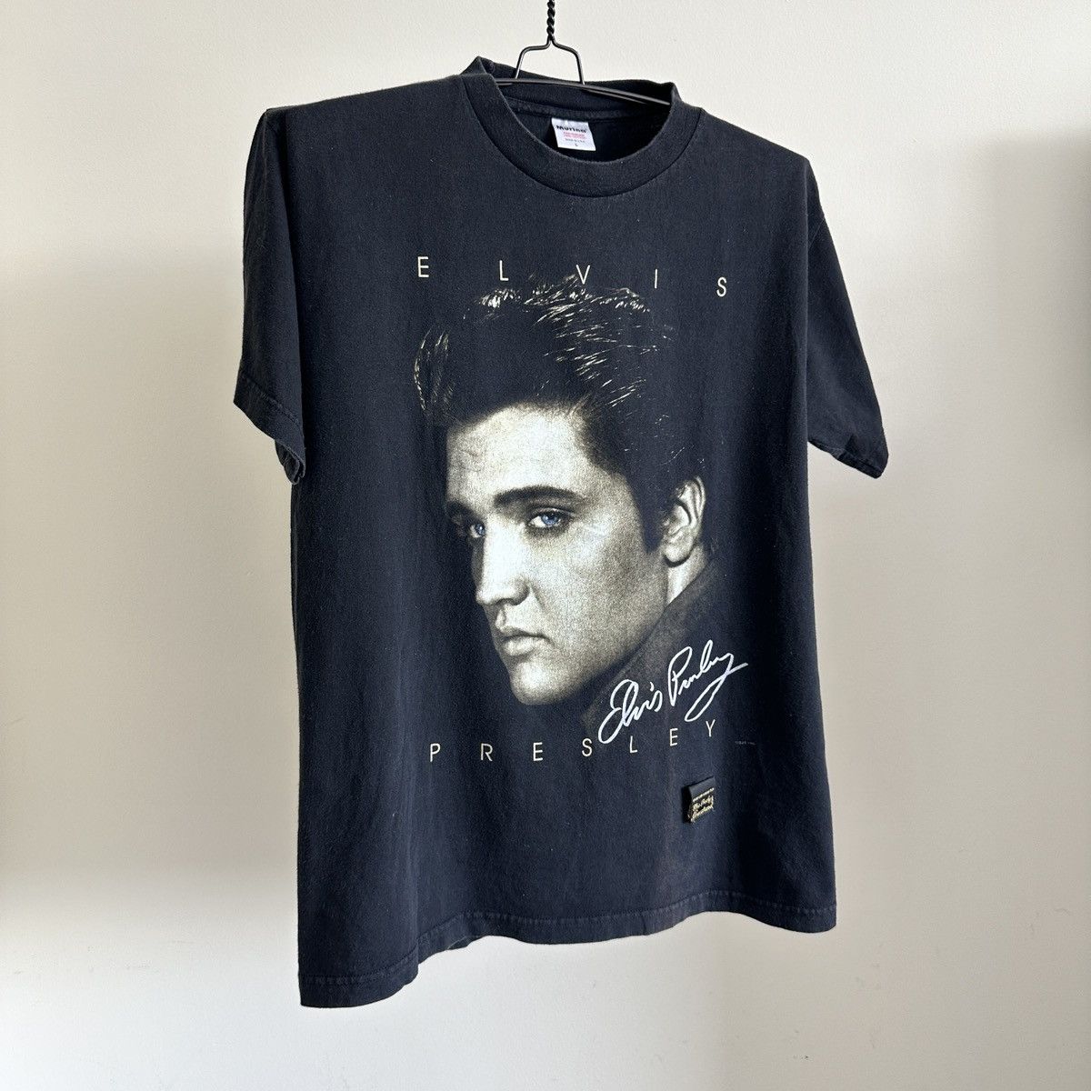 Band Tees × Vintage Vintage 1995 Elvis Graceland Big Face T-Shirt L Size US L / EU 52-54 / 3 - 1 Thumbnail