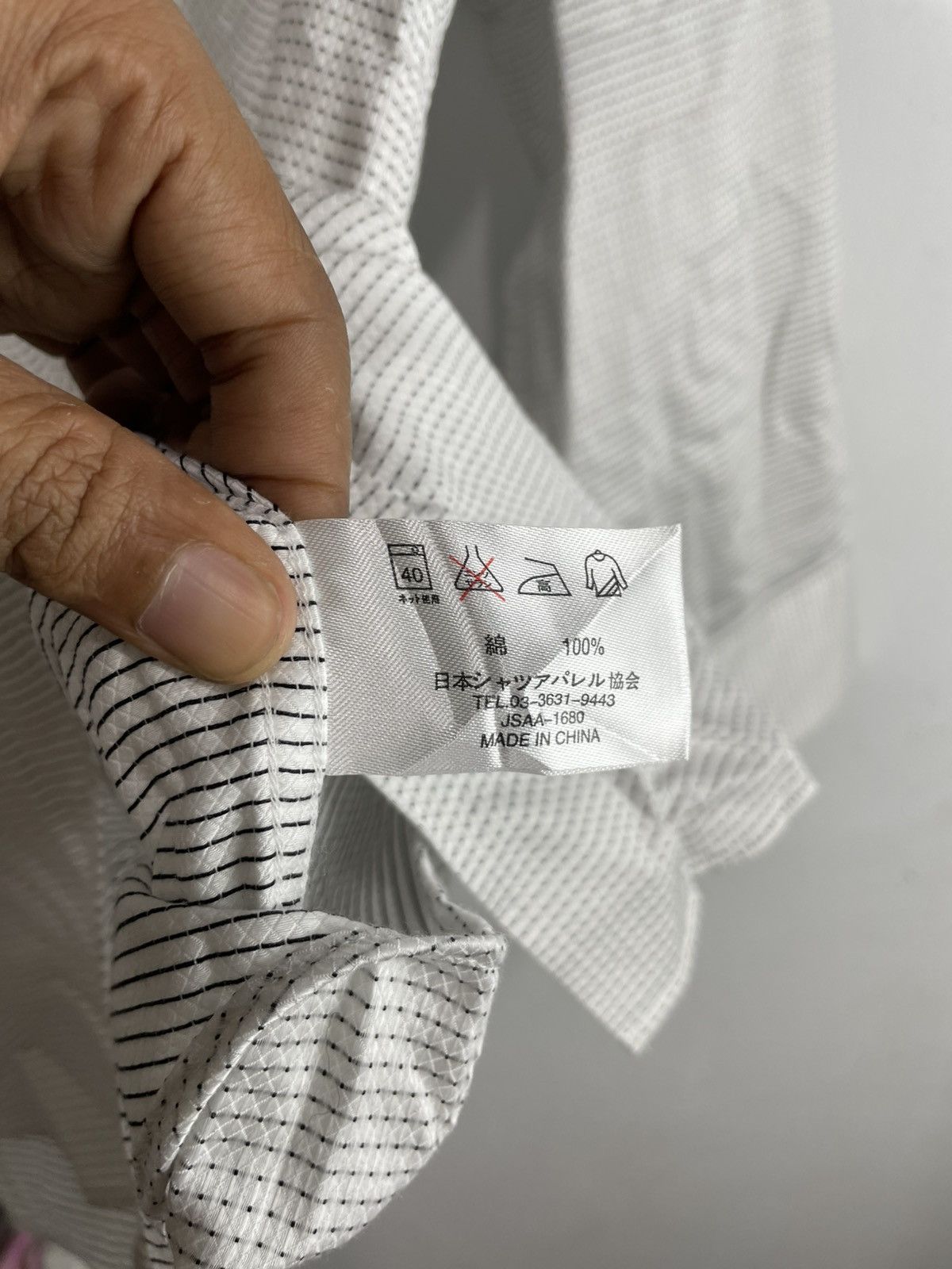 Yohji Yamamoto Y'saccs Yohji Yamamoto Classic Dot pattern shirt Size US L / EU 52-54 / 3 - 6 Thumbnail