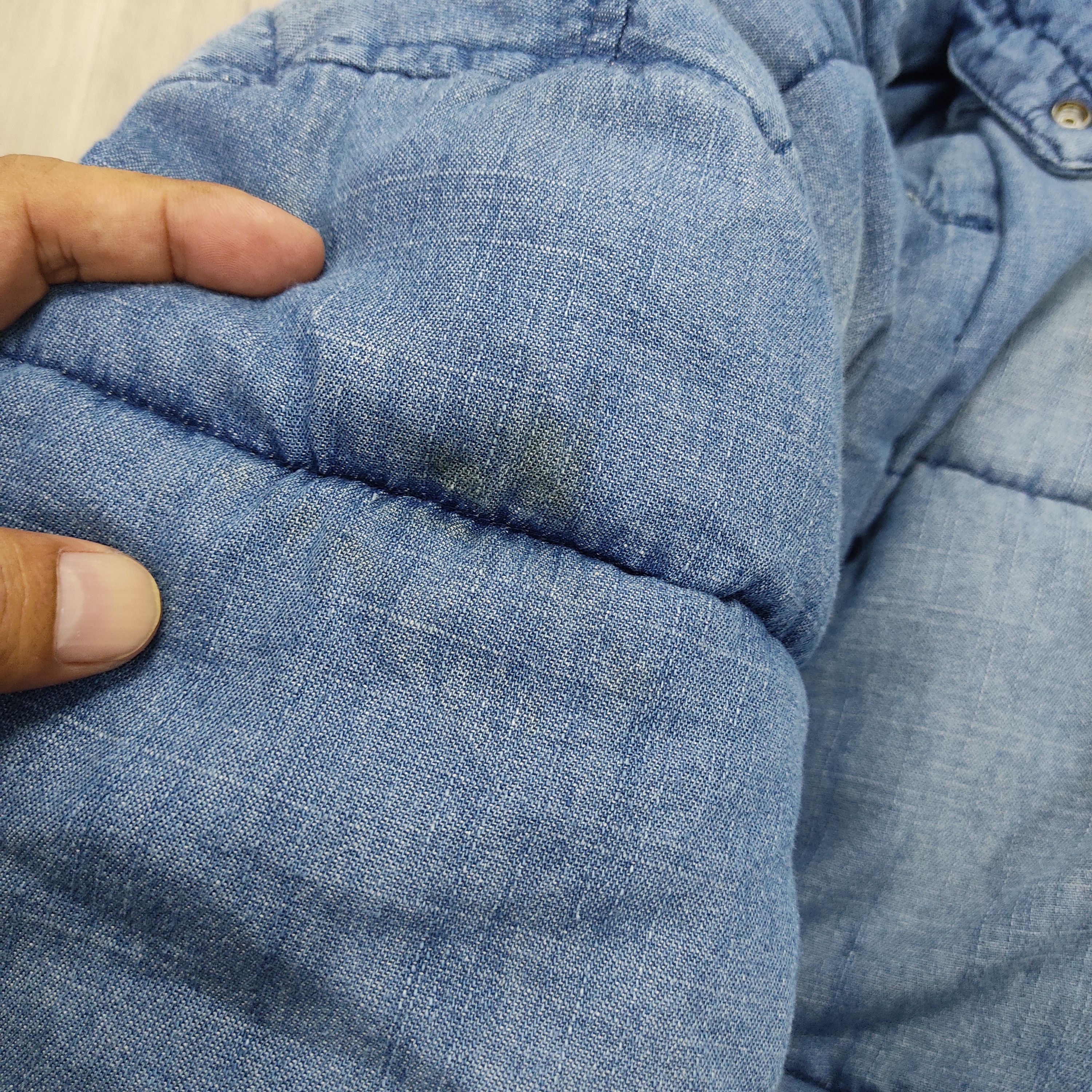 Japan Blue LAZY HAZY PLANET Blue Denim Filled Puffer Jacket Size US M / EU 48-50 / 2 - 14 Thumbnail