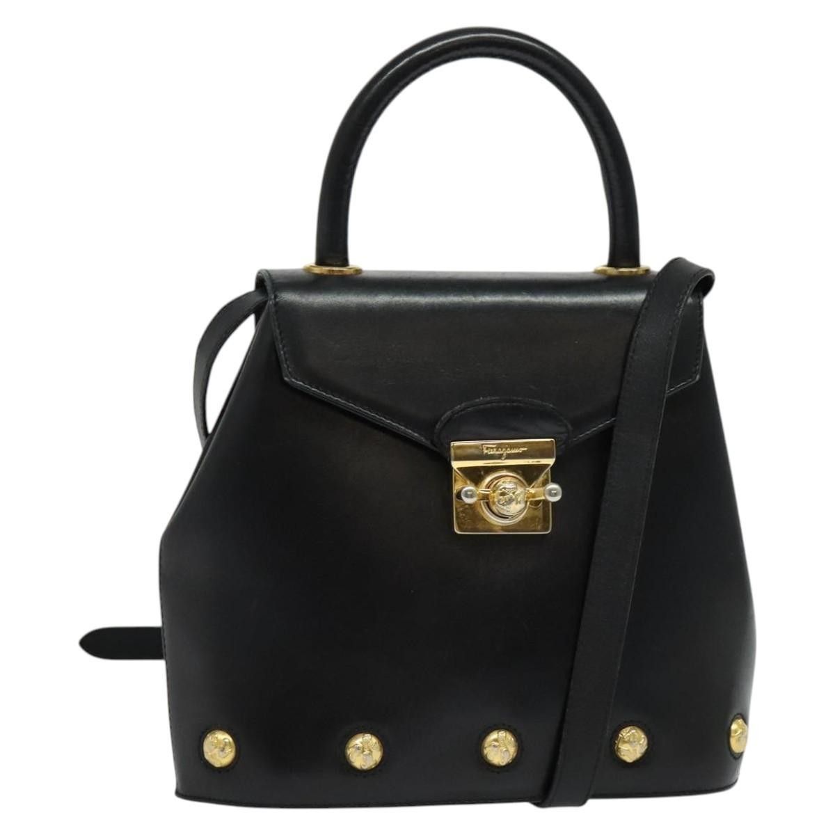 Salvatore Ferragamo Salvatore Ferragamo Vintage Handbag Leather Size ONE SIZE - 1 Thumbnail