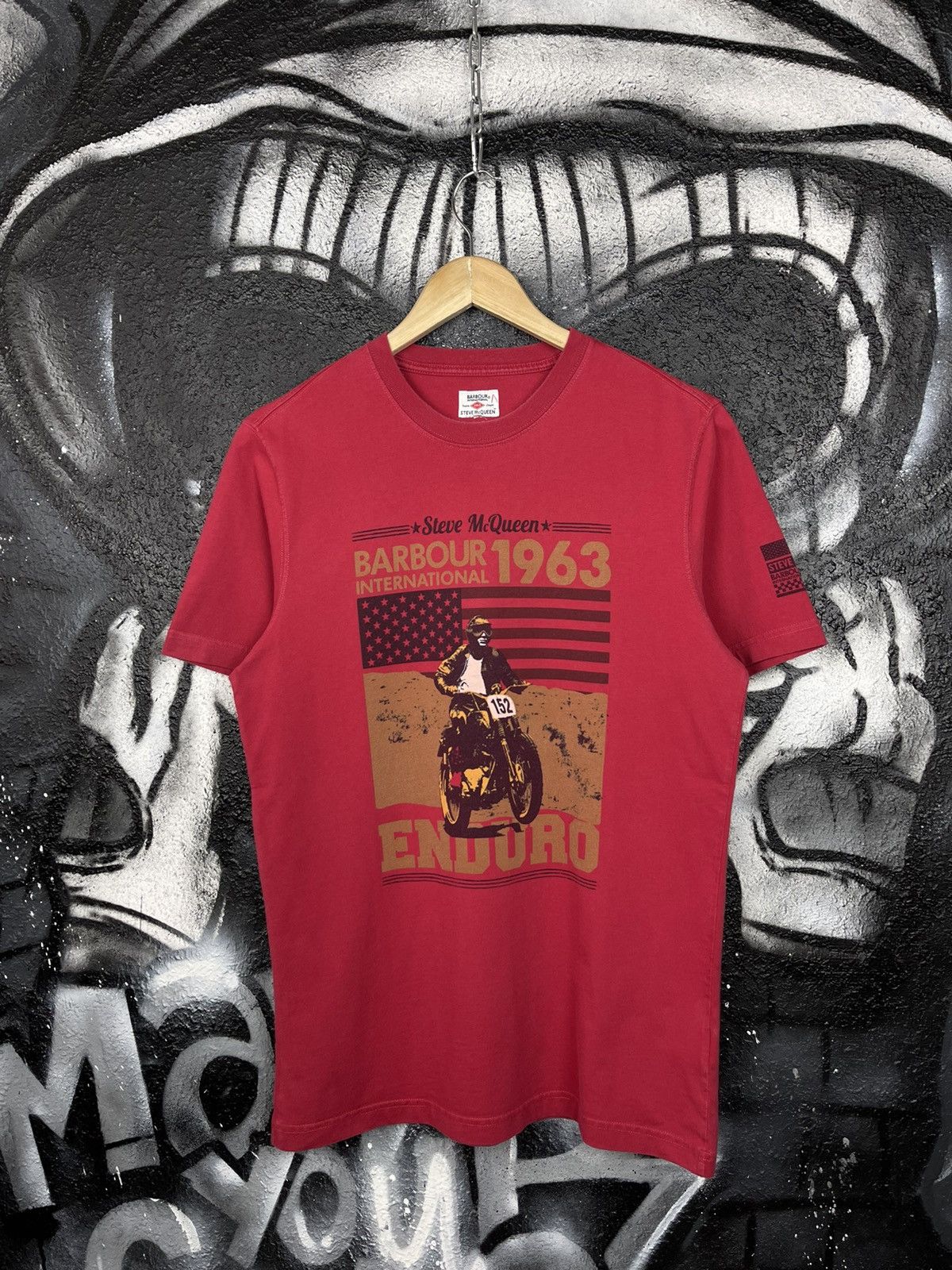 Barbour Barbour International Steeve McQueen 1963 Enduro T-Shirt Size US M / EU 48-50 / 2 - 2 Thumbnail