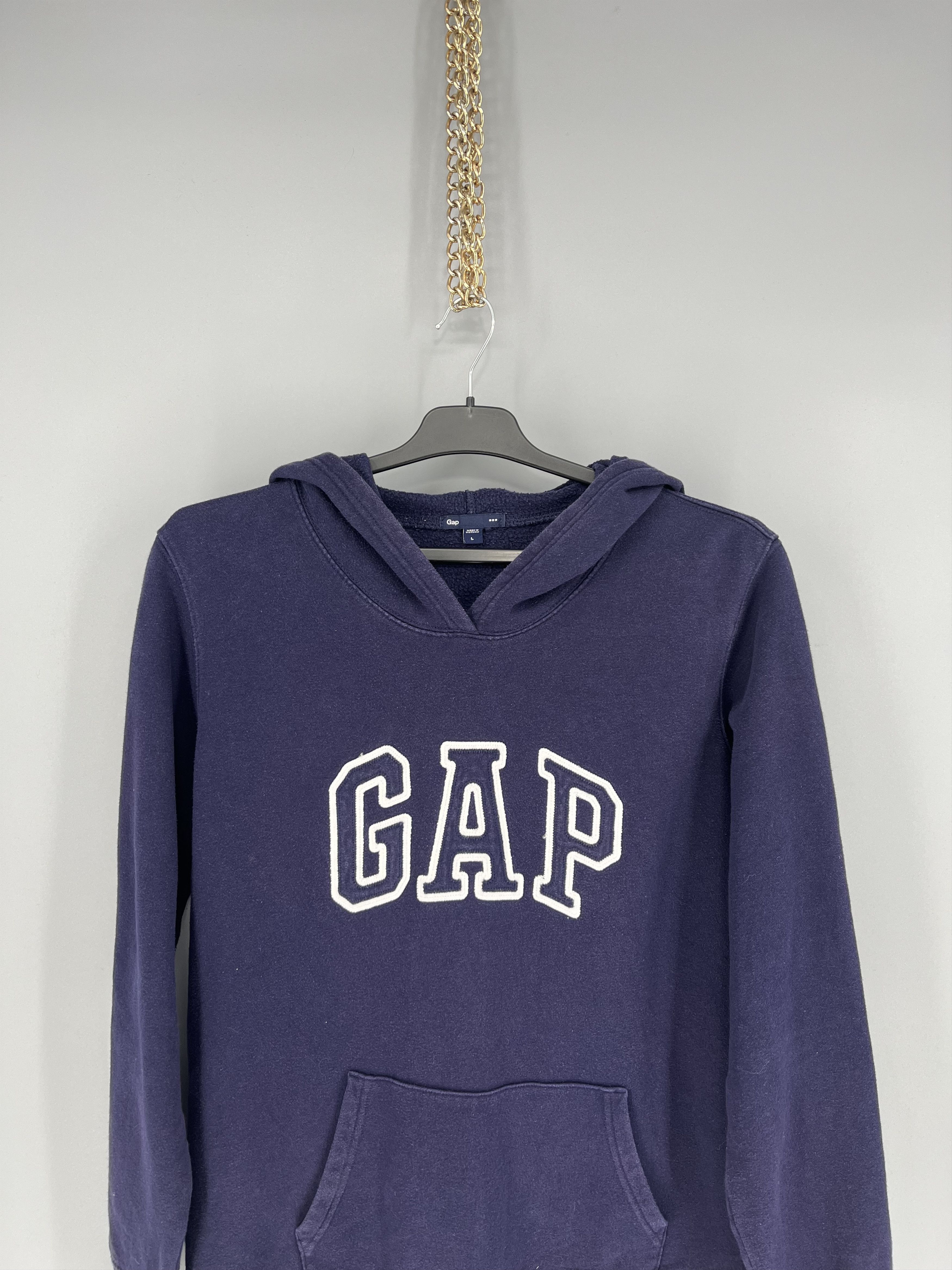 Gap × Vintage Vintage GAP Hoodie Boxy Hype Streetwear Rare Casual Size US L / EU 52-54 / 3 - 6 Thumbnail