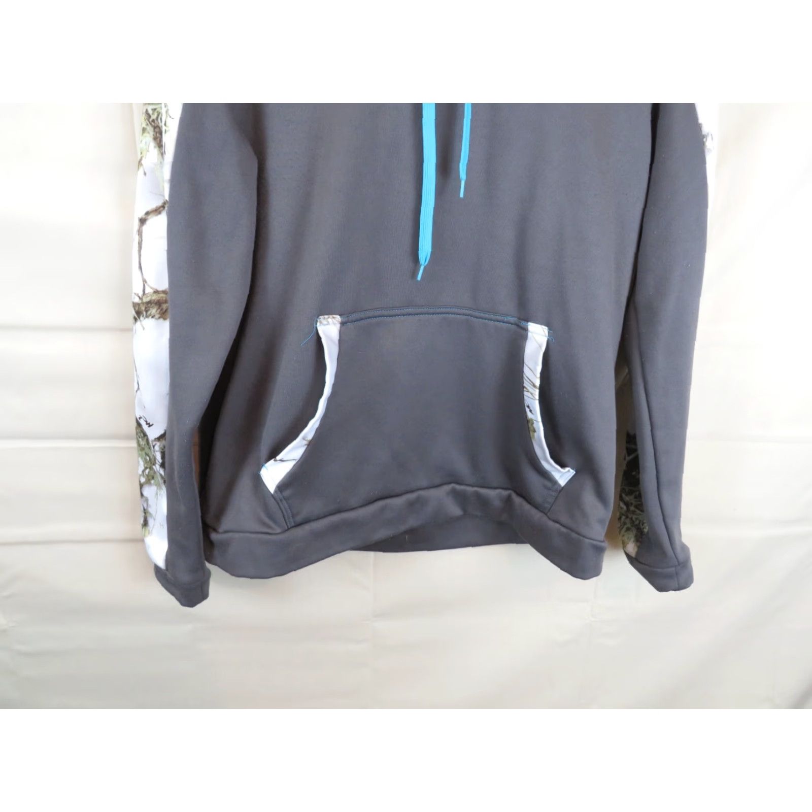 Altea Ladies True Timber snow Camo teal M Pull over hoodie shirt Size M / US 6-8 / IT 42-44 - 2 Thumbnail