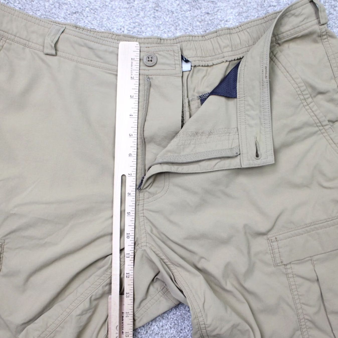 Vintage REI Co-op Mens Shorts Beige 40 9" Cargo Nylon Stretch Lightweight Hiking Size US 40 / EU 56 - 7 Thumbnail