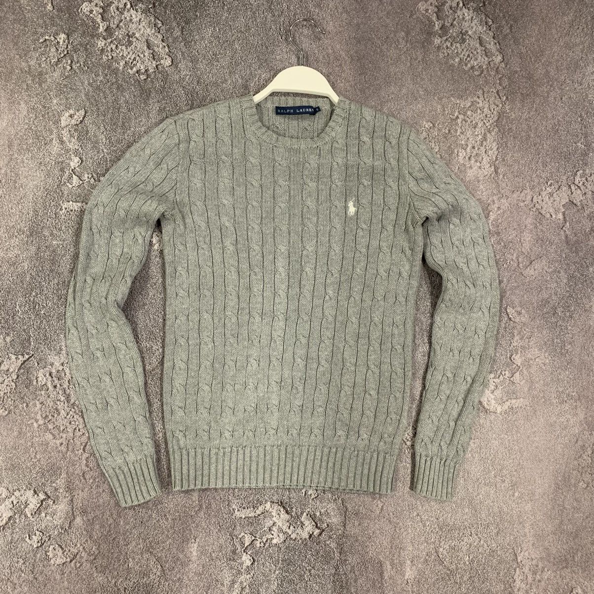 Polo Ralph Lauren Vintage Polo Ralph Lauren Gray Knited Sweater Size S Size S / US 4 / IT 40 - 6 Thumbnail