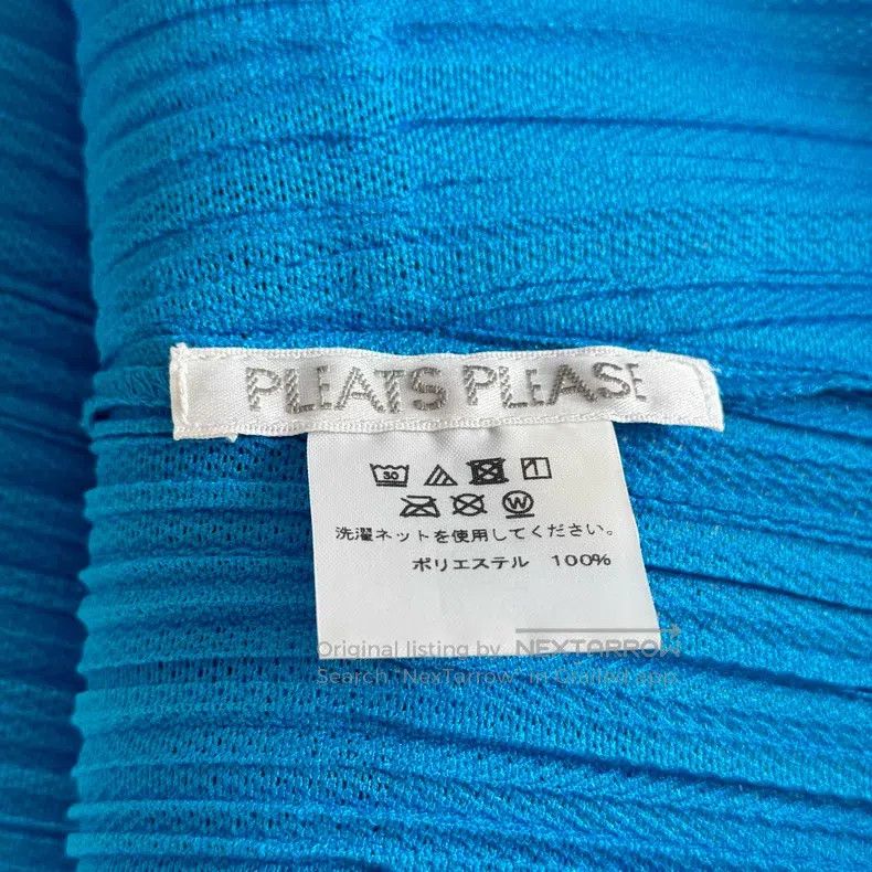 Issey Miyake Issey Miyake Blue Short Sleeve Size L / US 10 / IT 46 - 3 Thumbnail