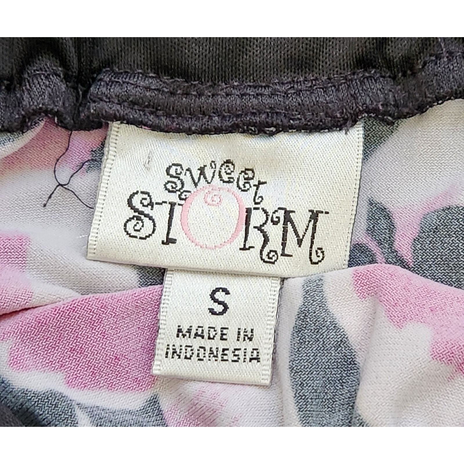 Other Sweet Storm Black Pink Floral Braided Straps Maxi Dress S Size S / US 4 / IT 40 - 4 Thumbnail