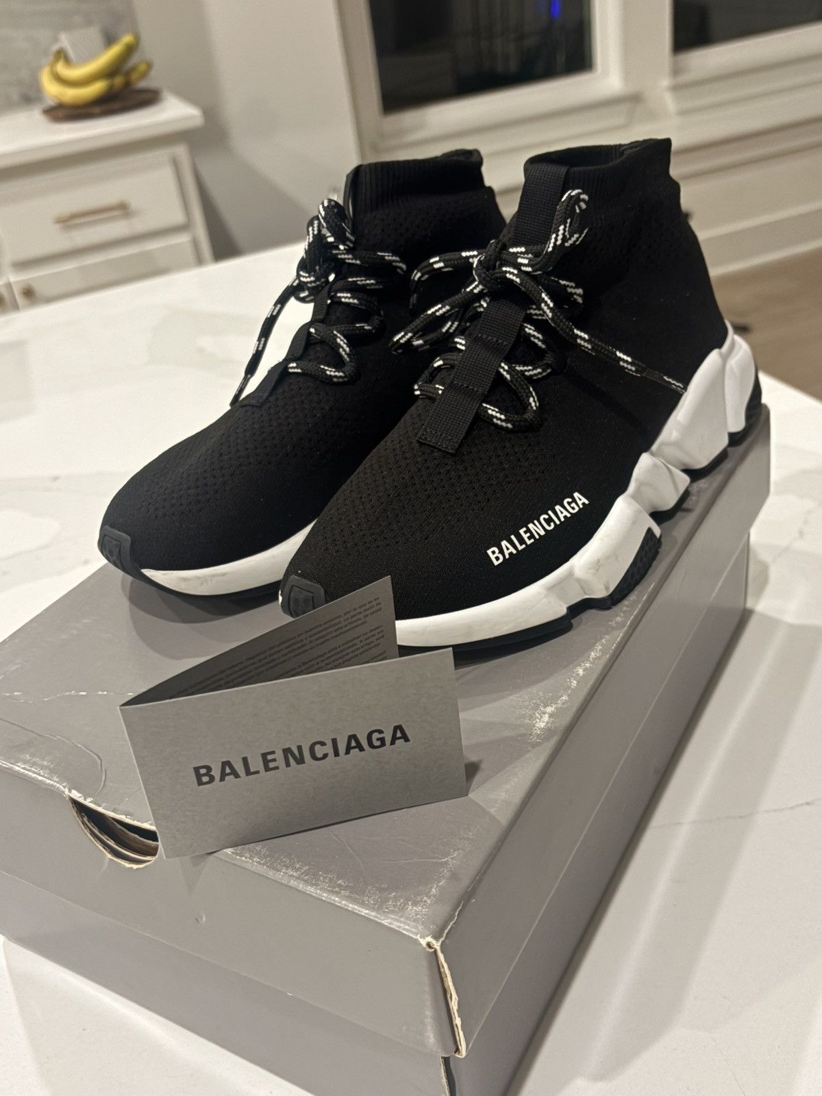 Balenciaga Balenciaga Women’s Speed LT Lace-Up Sneaker Size 38 Size US 8 / IT 38 - 1 Thumbnail