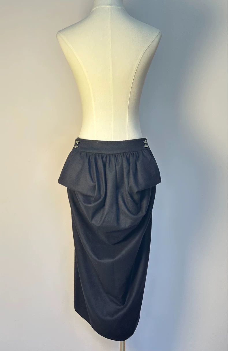 Vivienne Westwood Vivienne Westwood size2 A black wool dress with double plea Size 27" / US 4 / IT 40 - 1 Thumbnail