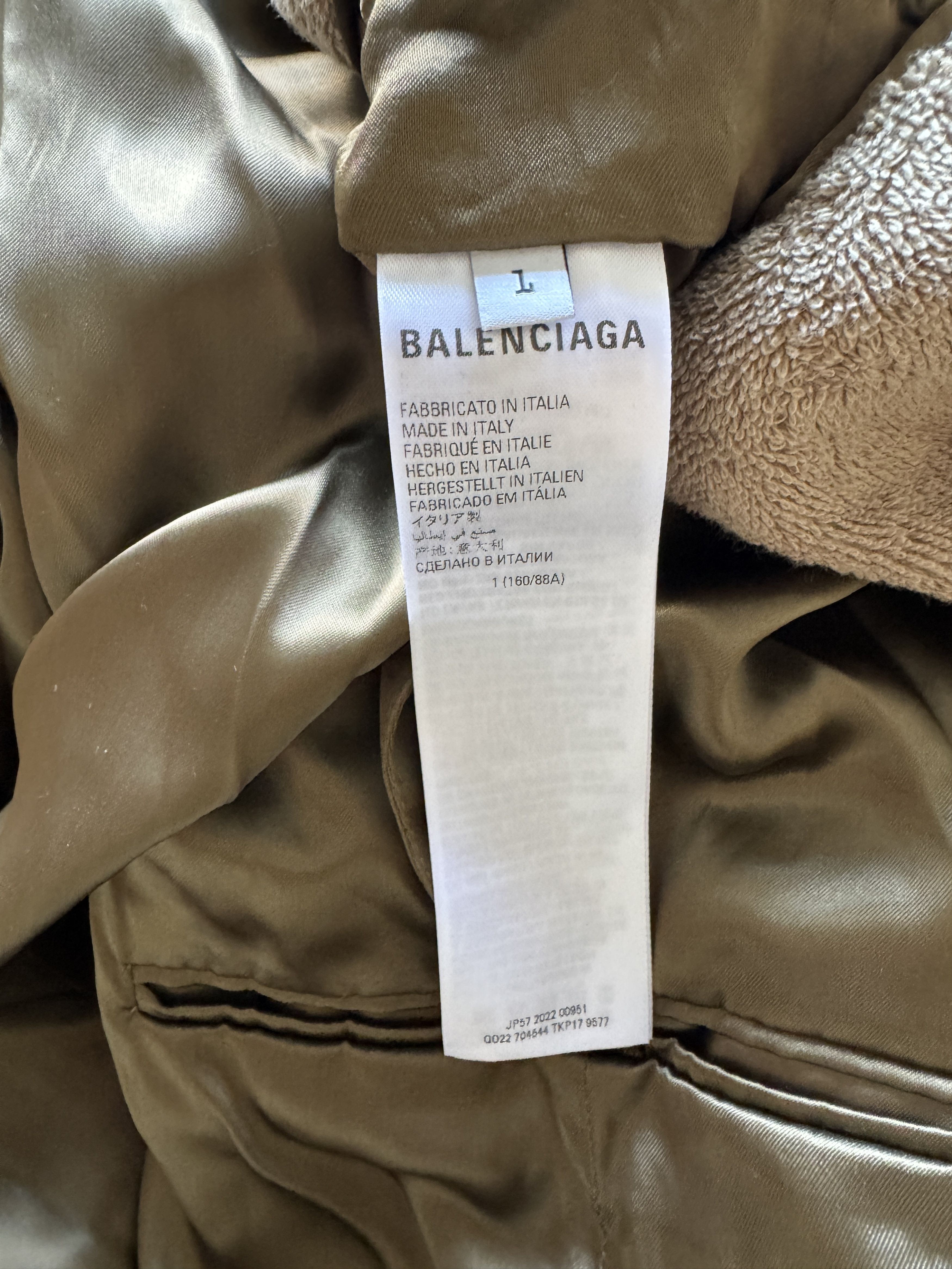 Balenciaga Towel Trench Coat Size US S / EU 44-46 / 1 - 21 Thumbnail