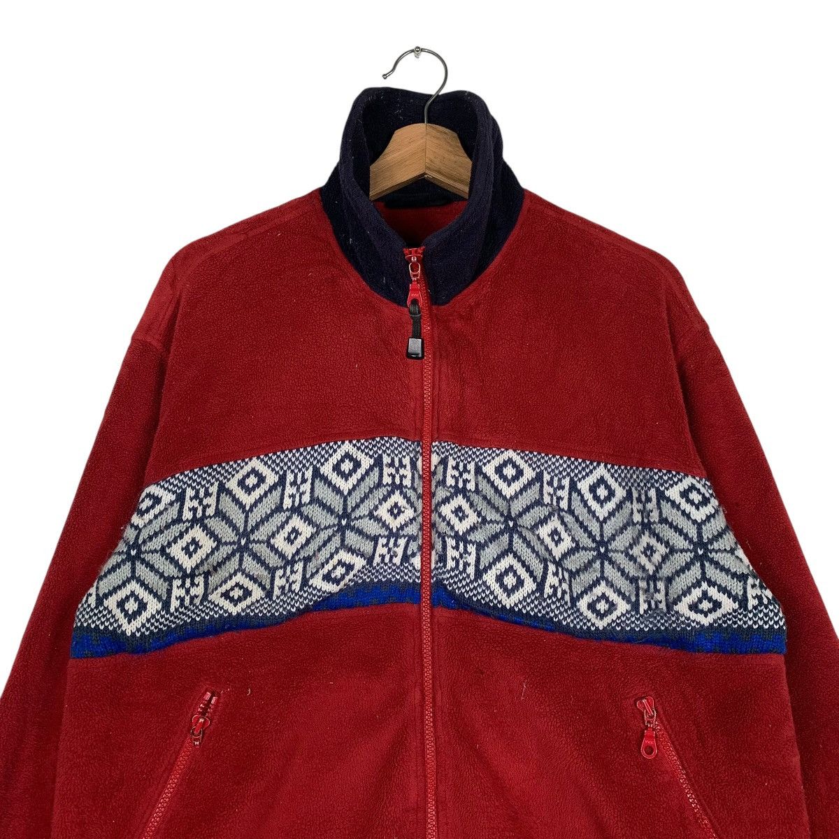 Japanese Brand Japanese Brand Leyton House Fleece Jacket Size US M / EU 48-50 / 2 - 2 Thumbnail