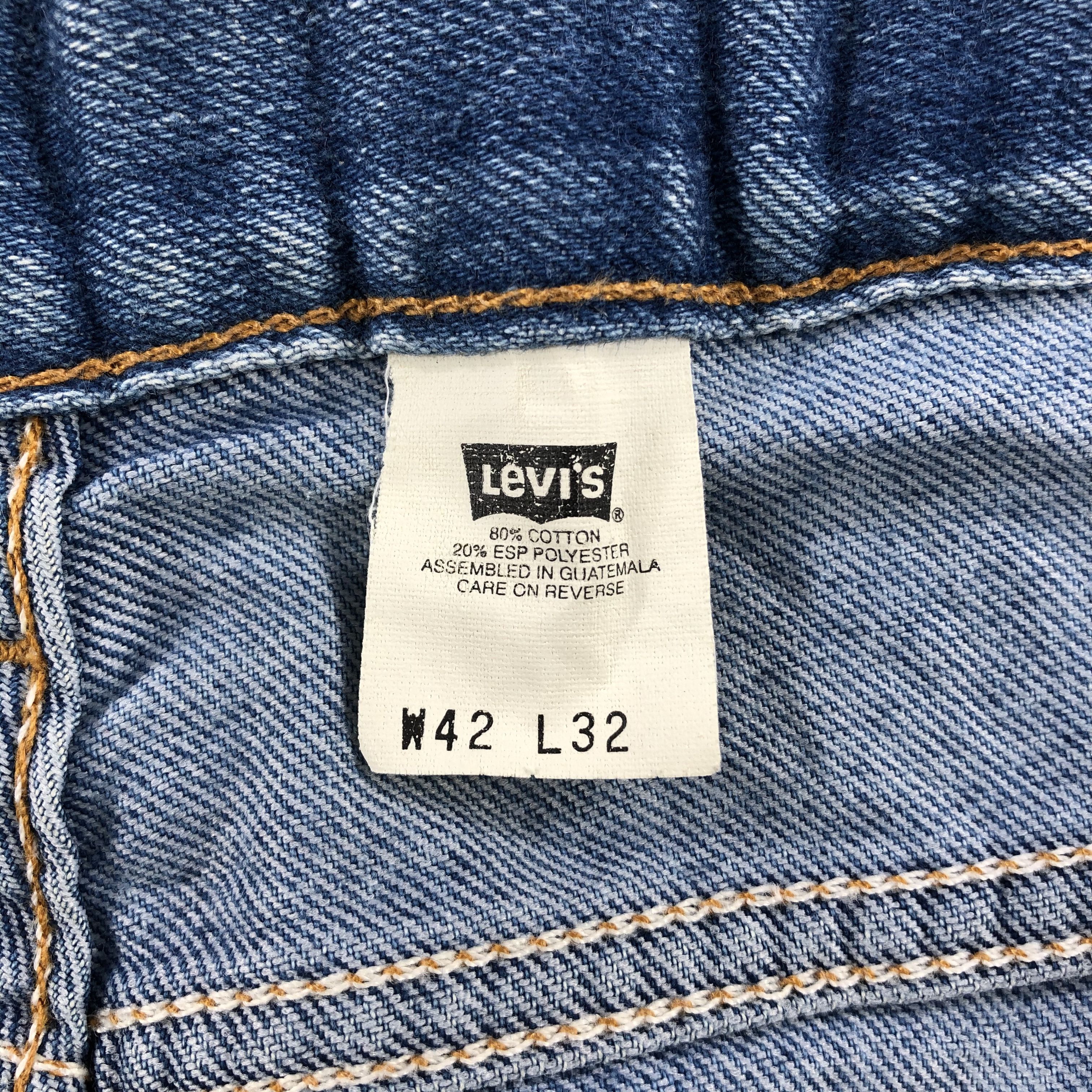 Levi's Vintage Blue Wash Levis Jeans-J2185 Size US 41 - 10 Thumbnail