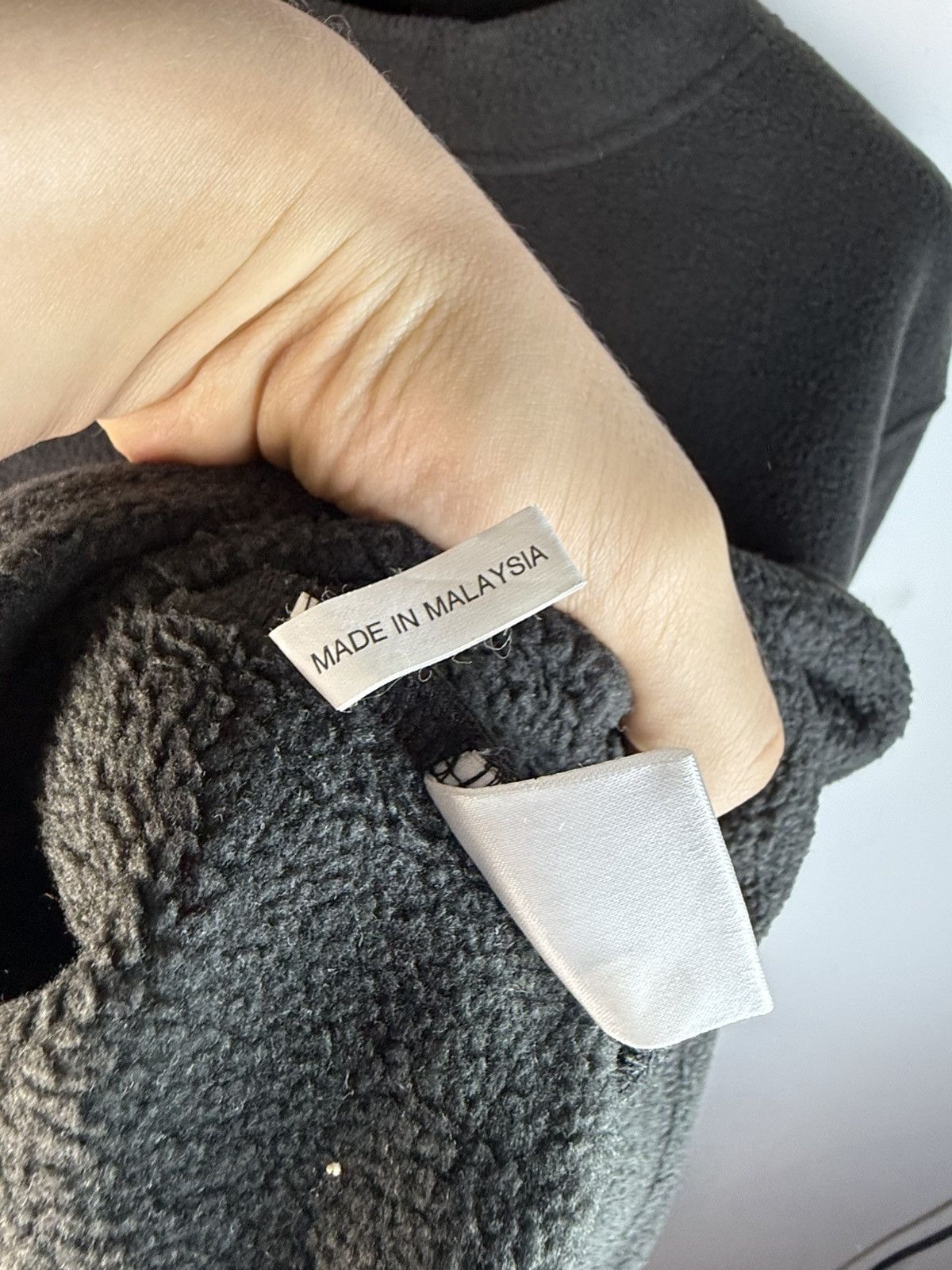 Yves Saint Laurent Fleece YSL Sweatshirt Black Turtleneck Soft Vintage Sweater Size US M / EU 48-50 / 2 - 15 Thumbnail