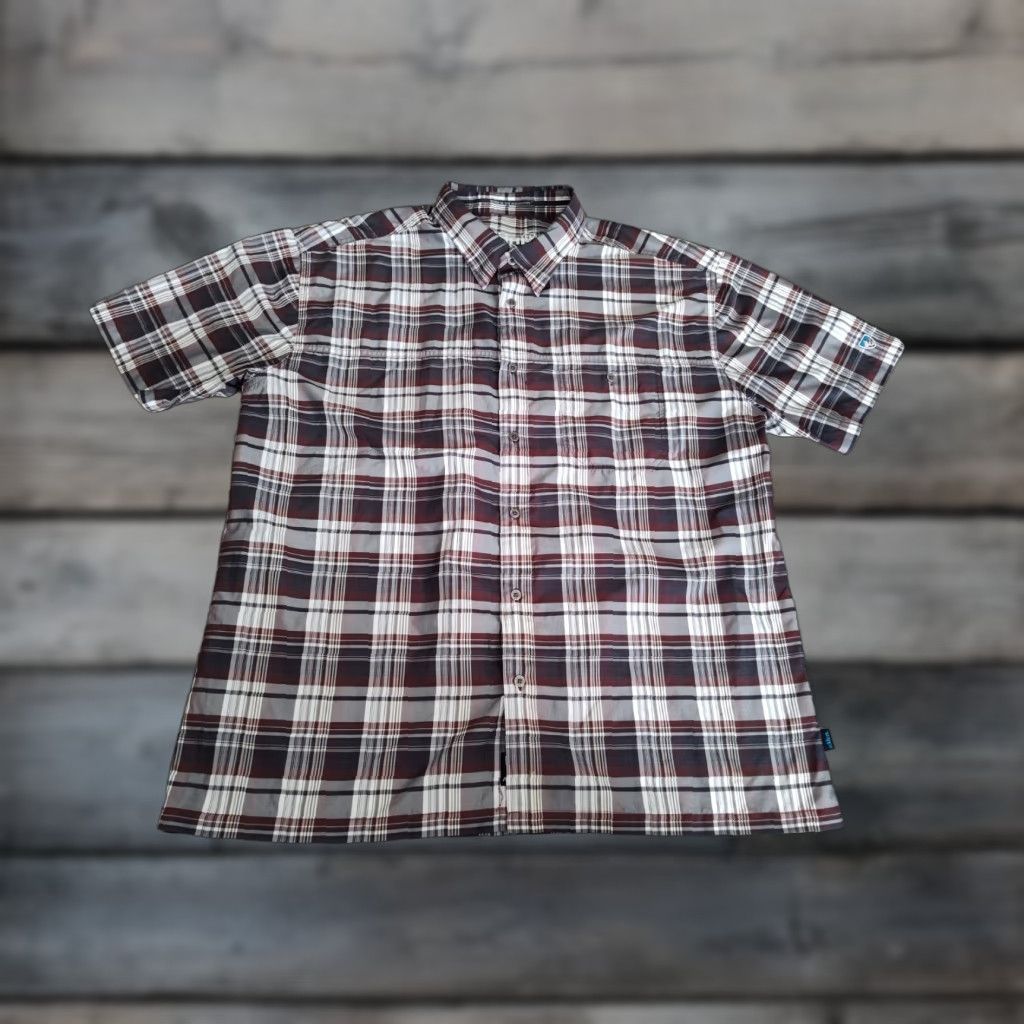 Vintage Kuhl Eluxur Mountain Grown Mens Button Up Shirt Sleeve Camp Shirt Plaid Size XXL Size US XXL / EU 58 / 5 - 1 Thumbnail