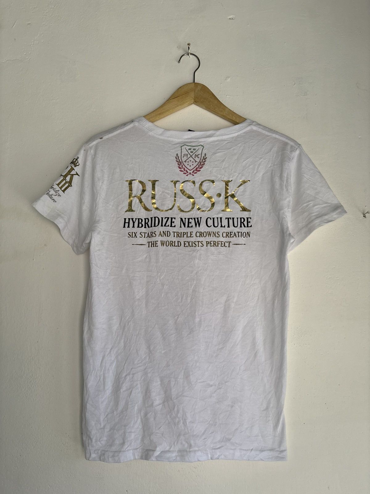 Japanese Brand Russ.K Poem Short Shirt Japanese Brand Size US M / EU 48-50 / 2 - 2 Thumbnail