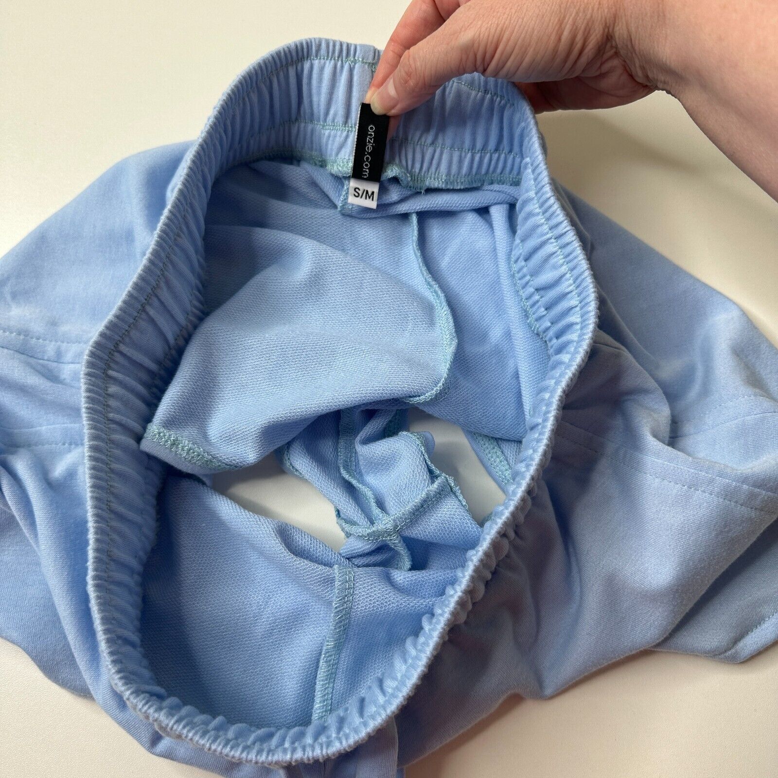 Other Onzie Baby Blue Divine Shorts Drawstring Waistband S / M Size 27" / US 4 / IT 40 - 7 Thumbnail