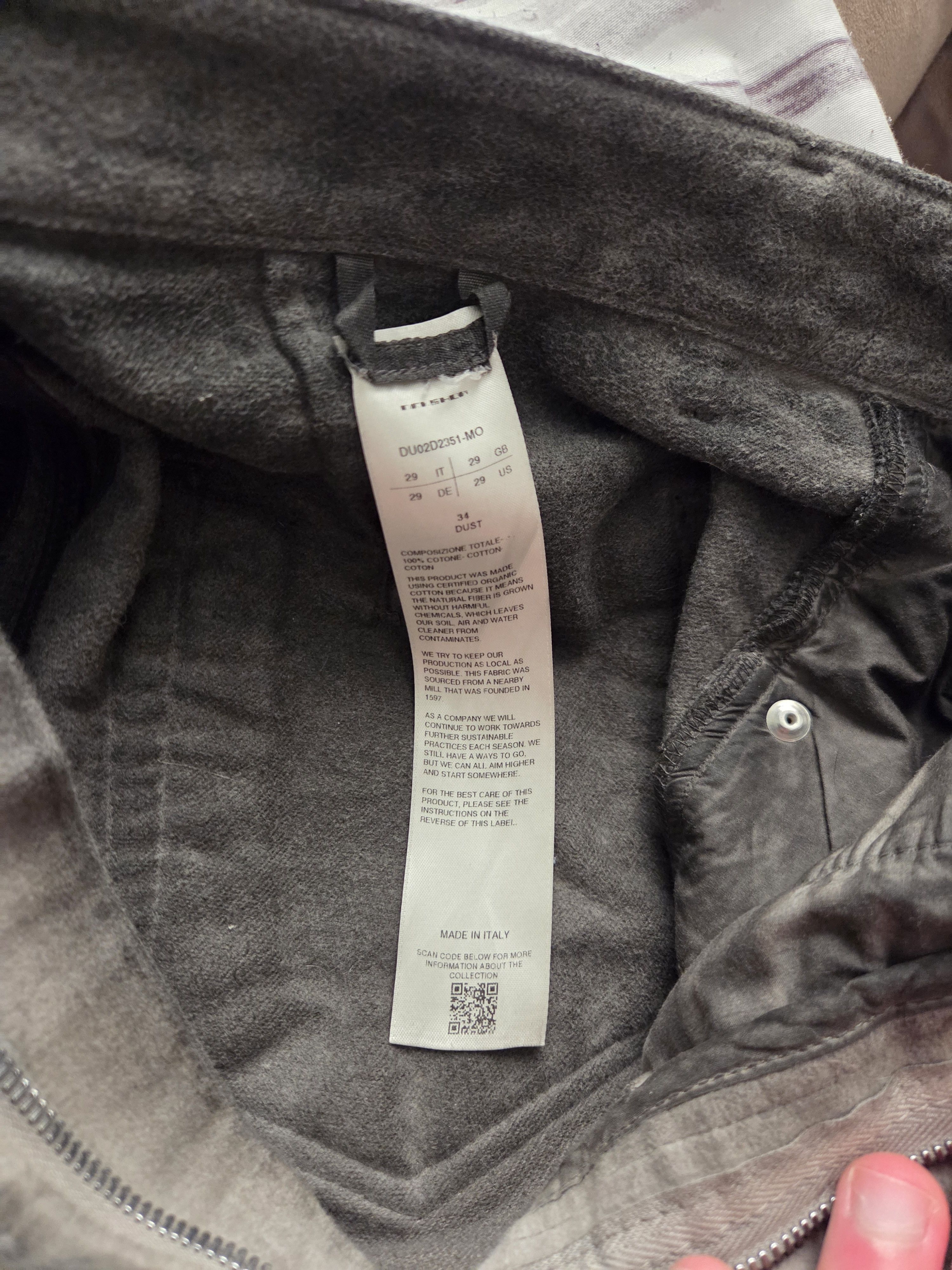 Rick Owens Drkshdw Rick Owens Moleskin Geth Jeans Size US 34 / EU 50 - 7 Thumbnail