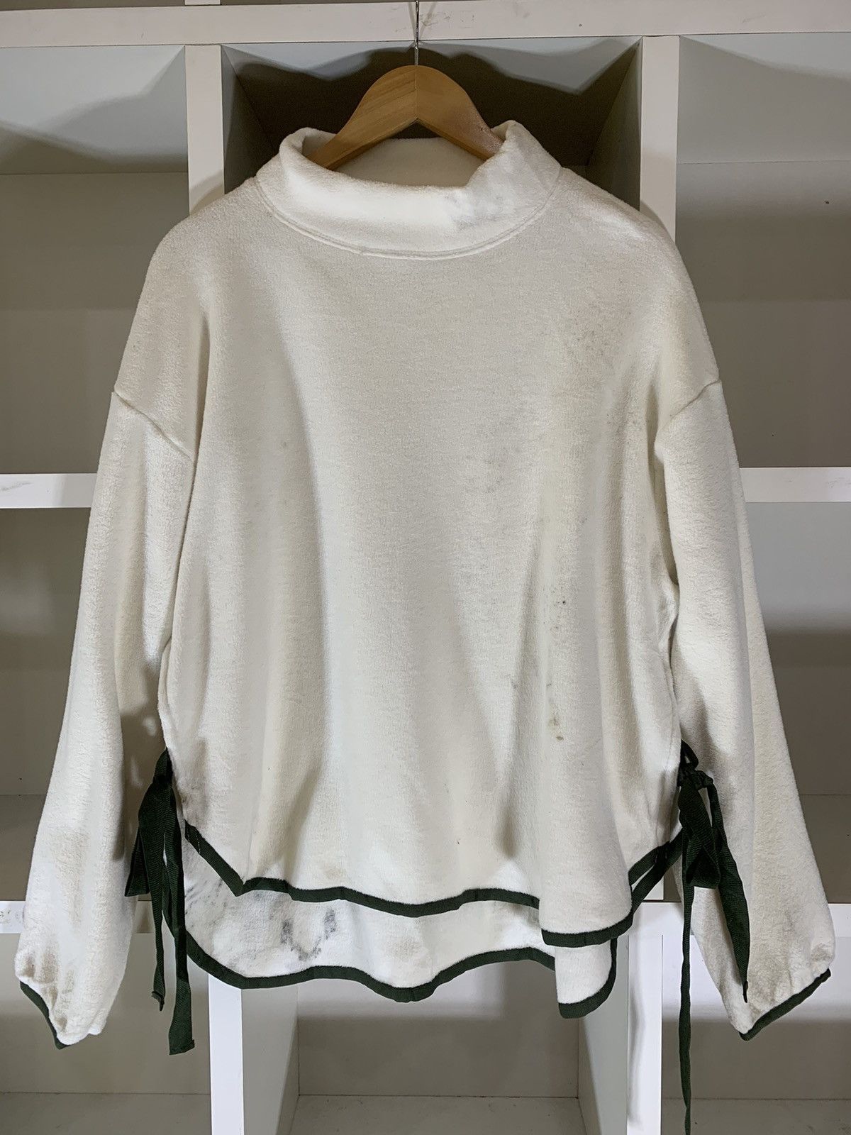 White Mountaineering White Mountaineering Fleece Sweater Size L / US 10 / IT 46 - 2 Thumbnail