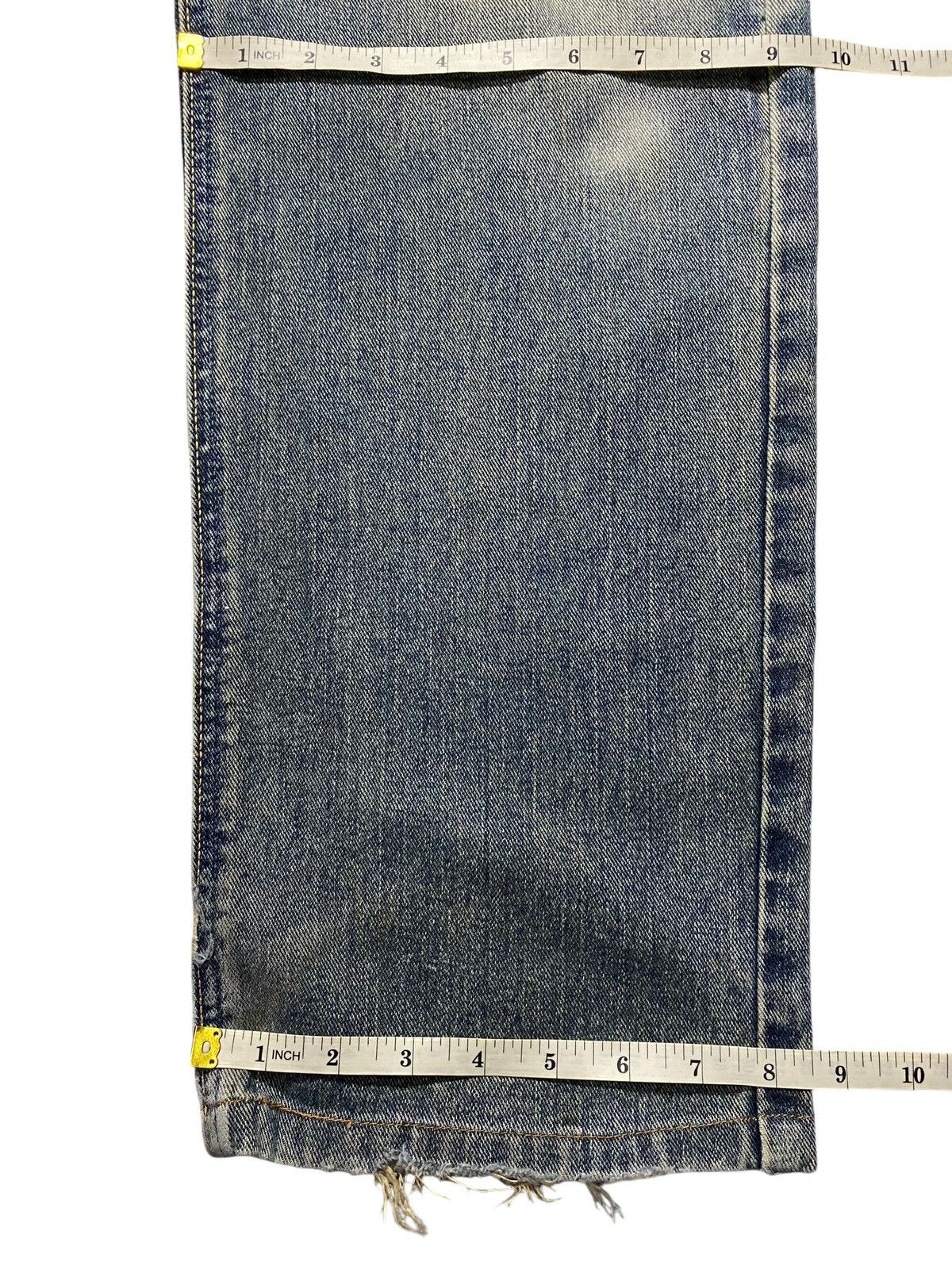 Edwin Vintage Edwin 404 Faded Wash Distressed Loose Jeans Size US 34 / EU 50 - 15 Thumbnail