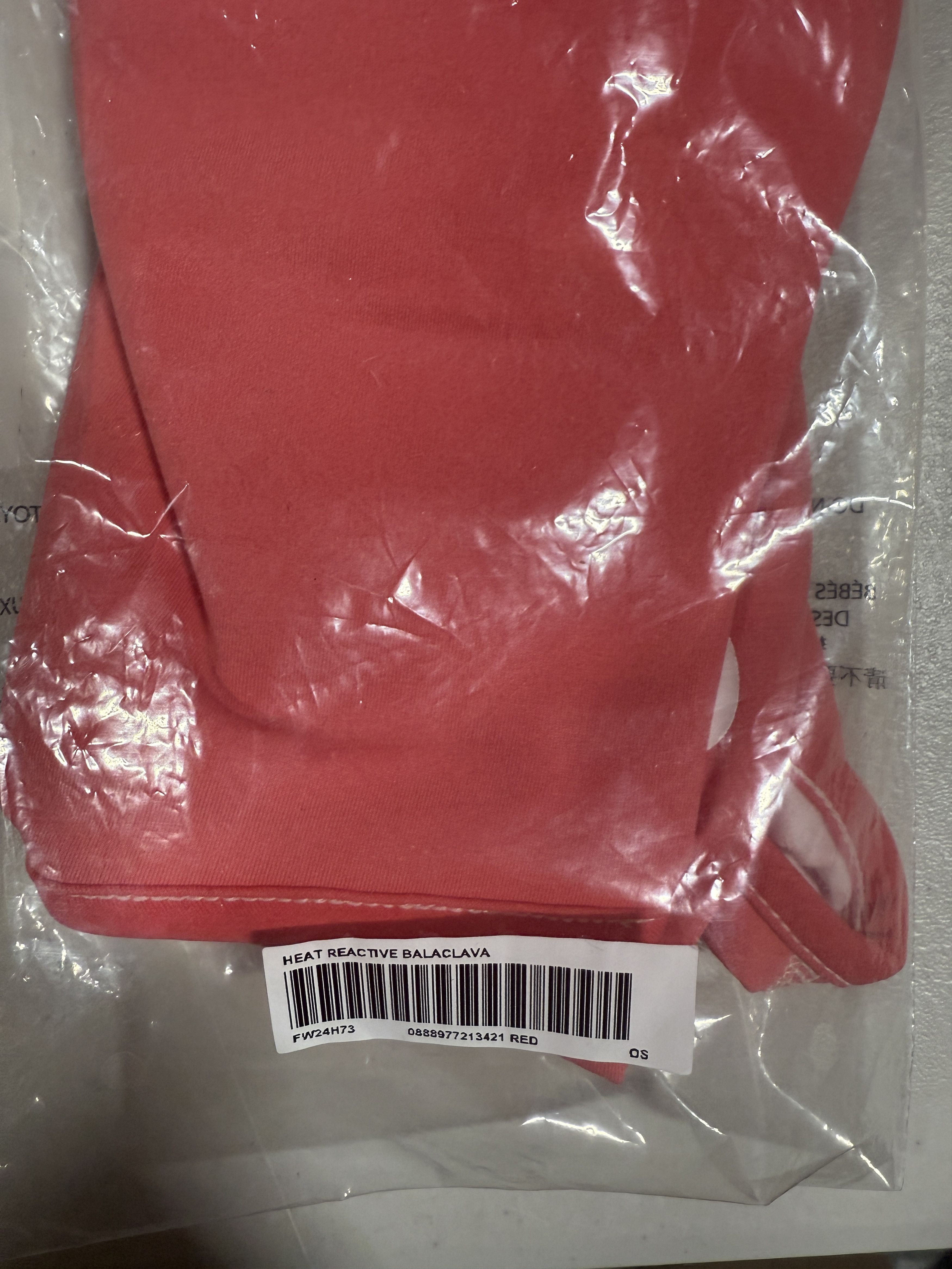 Supreme Supreme Heat Reactive Balaclava Red Size ONE SIZE - 6 Thumbnail