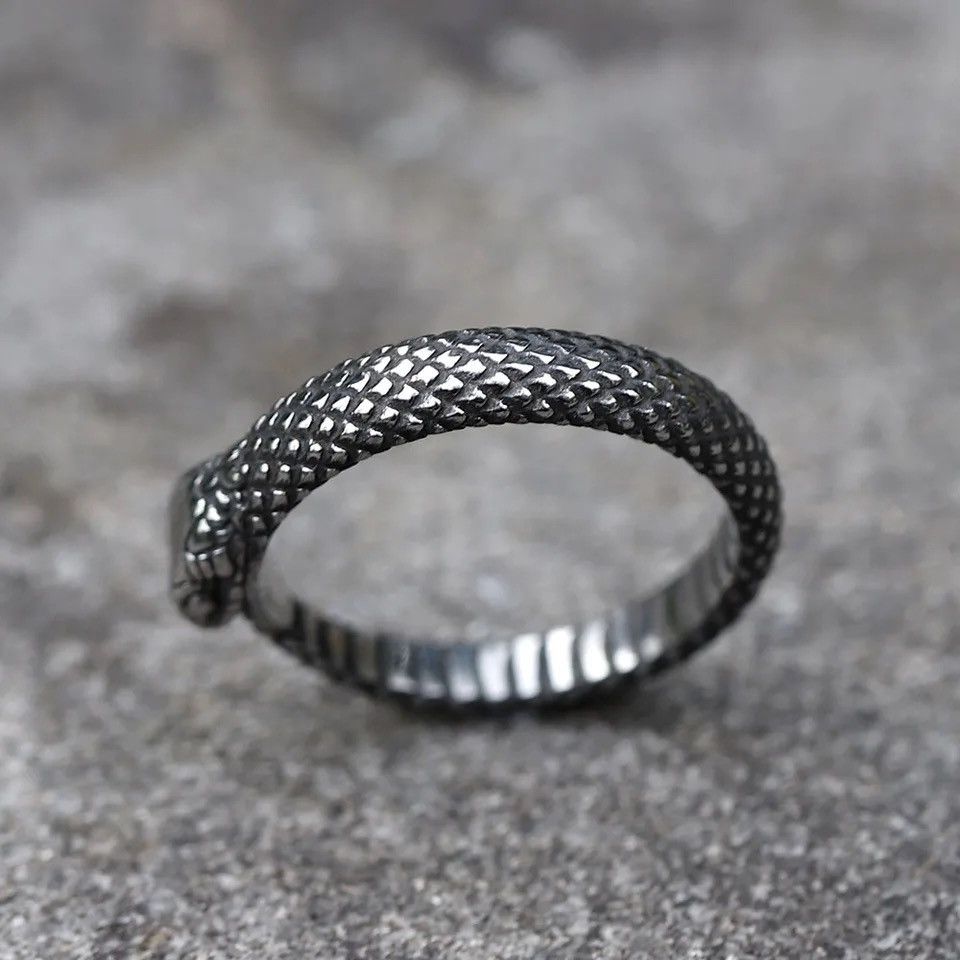 Jewelry × Vintage Classic Vintage Snake Head Ring Size ONE SIZE - 3 Thumbnail